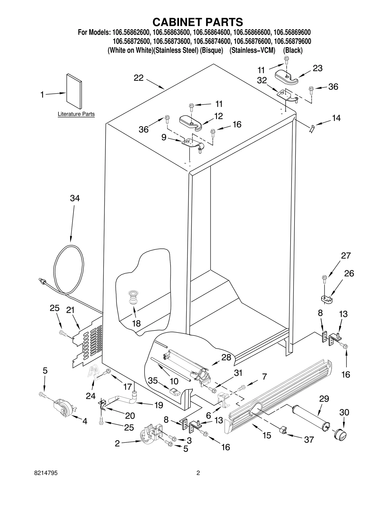 CABINET PARTS