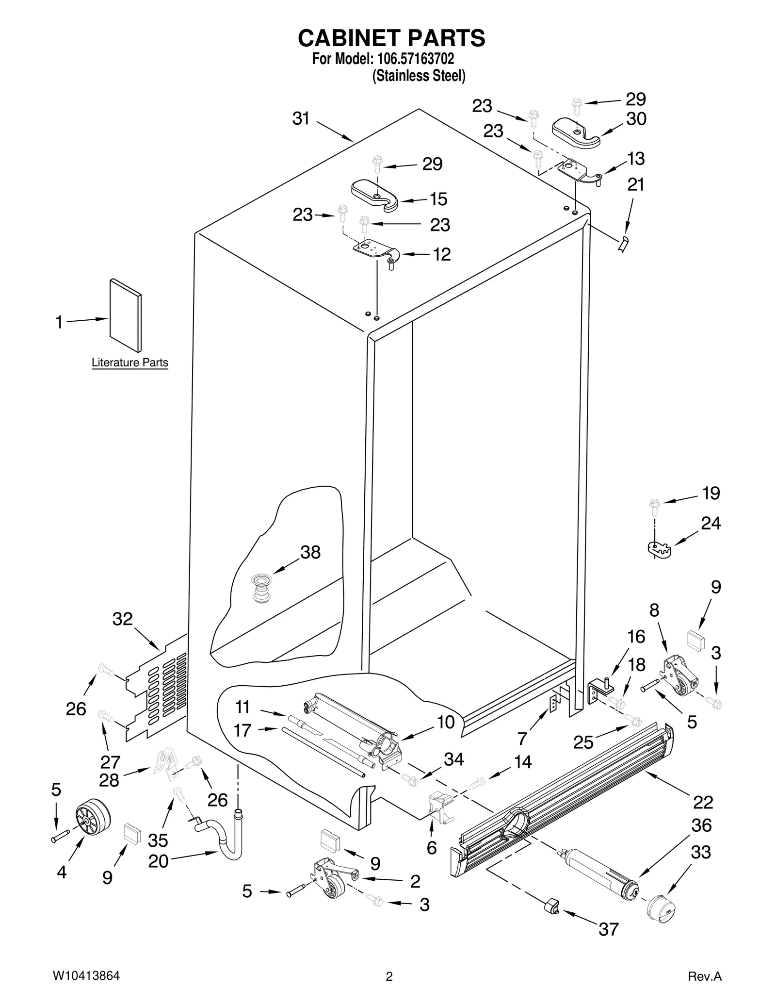 CABINET PARTS