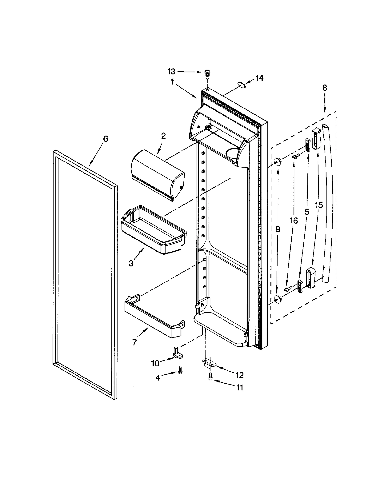 REFRIGERATOR DOOR