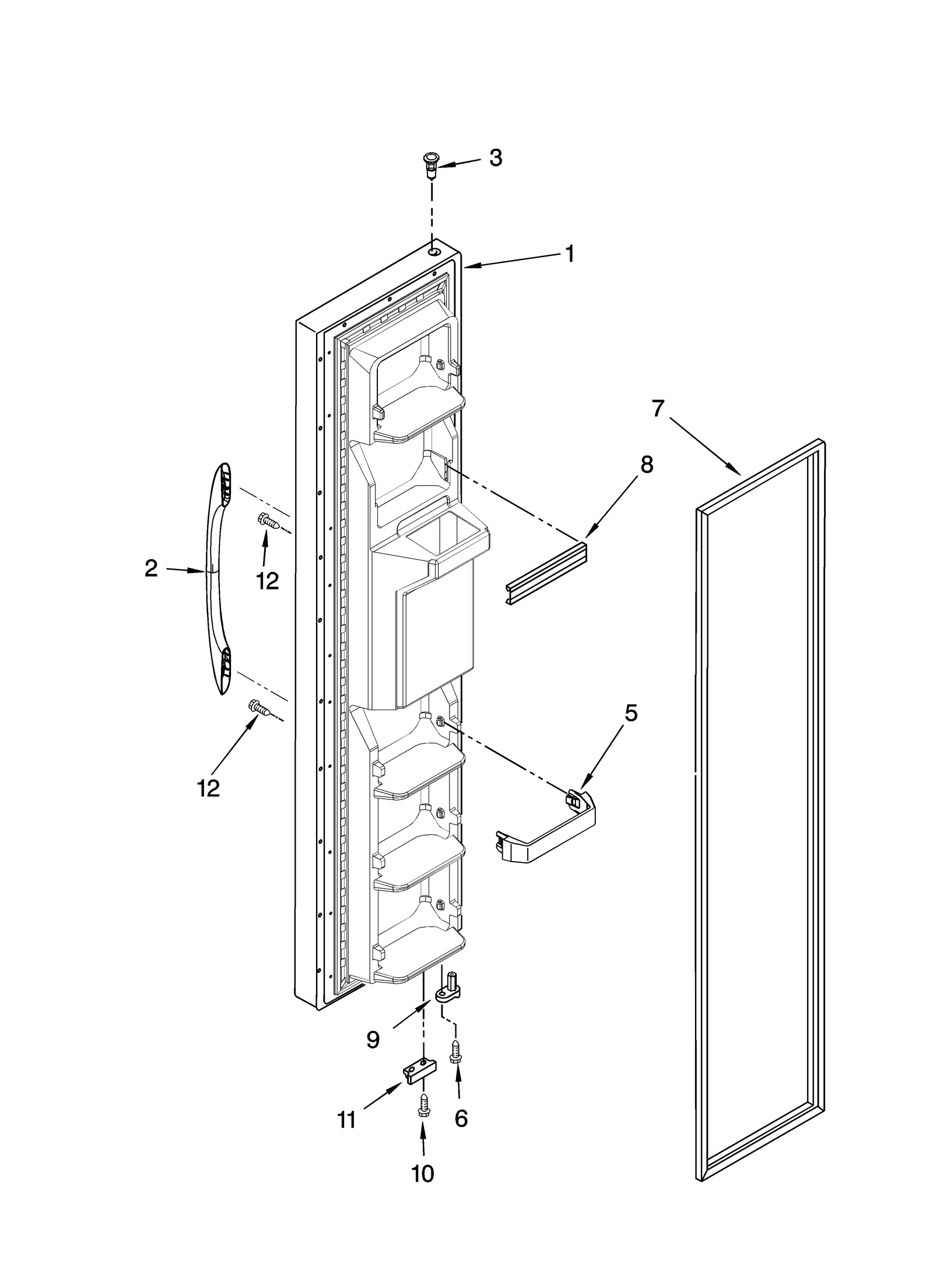 FREEZER DOOR PARTS