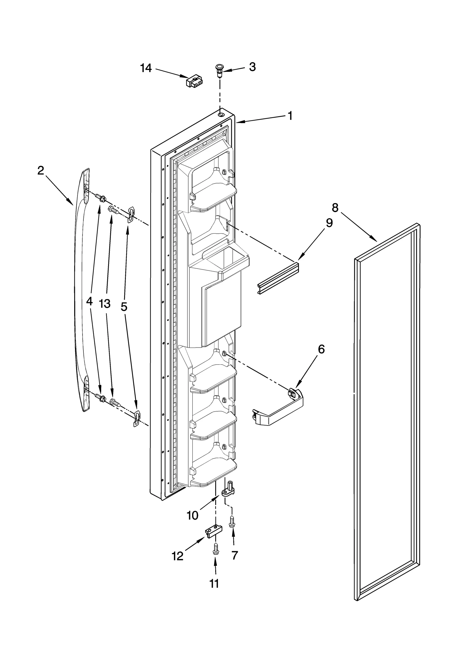 FREEZER DOOR PARTS