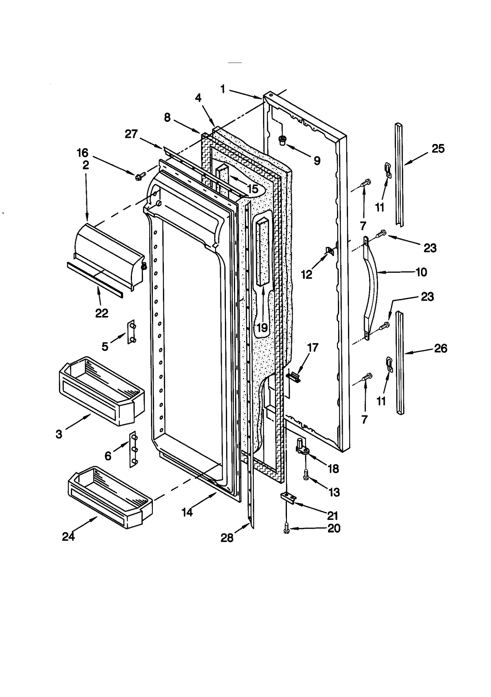 REFRIGERATOR DOOR