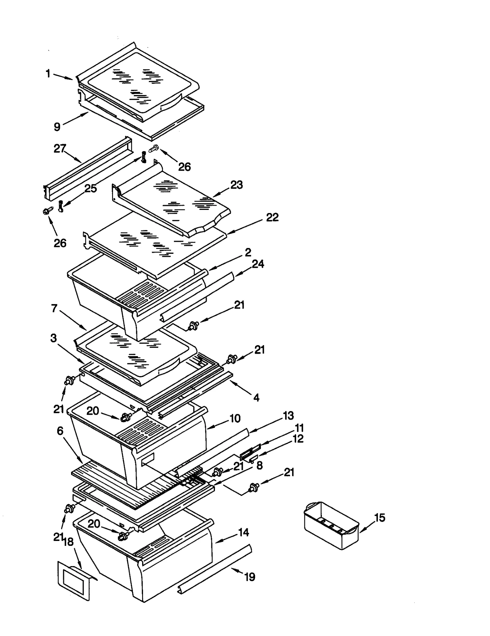 REFRIGERATOR SHELF