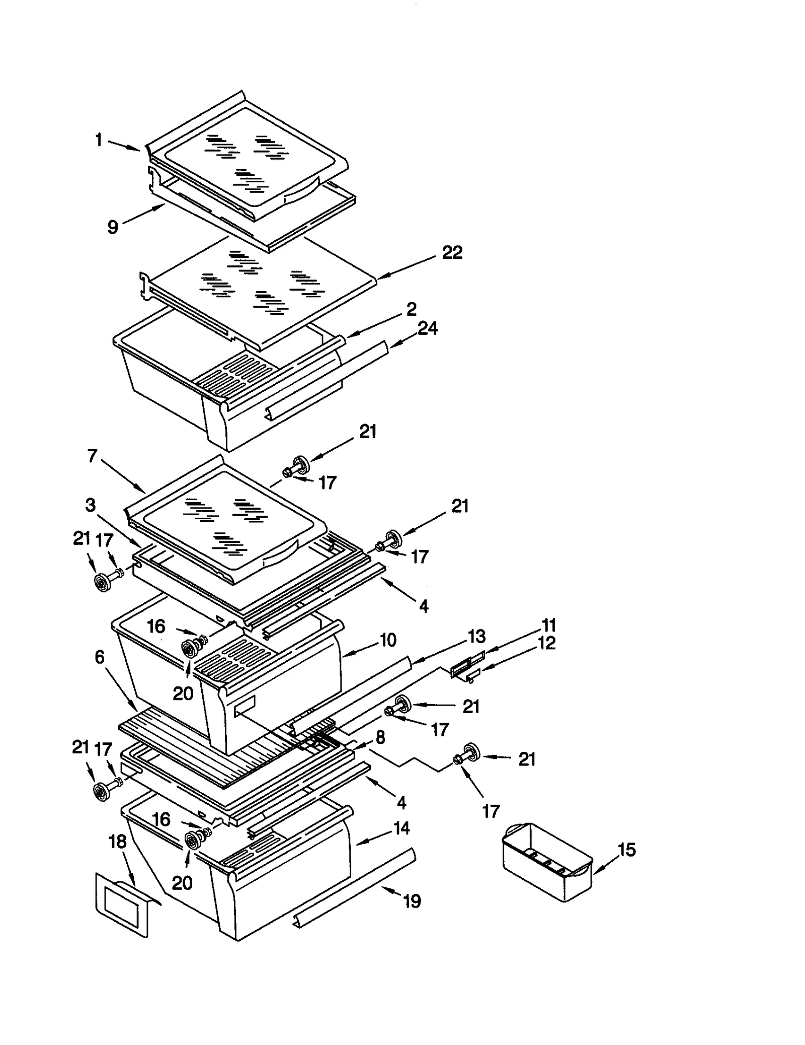 REFRIGERATOR SHELF