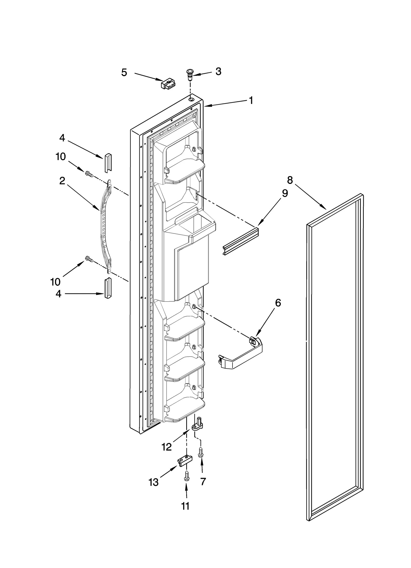 FREEZER DOOR PARTS