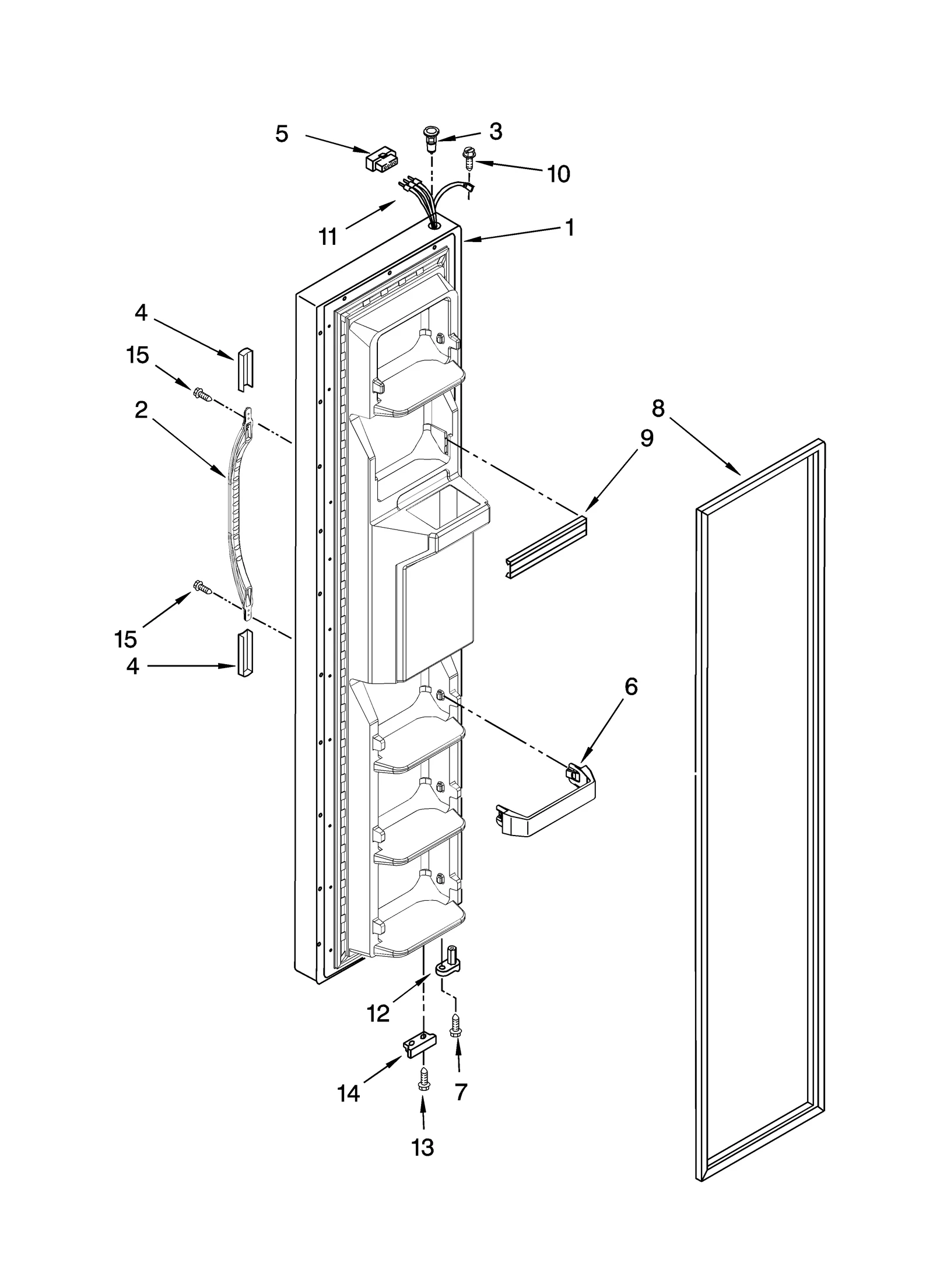 FREEZER DOOR PARTS