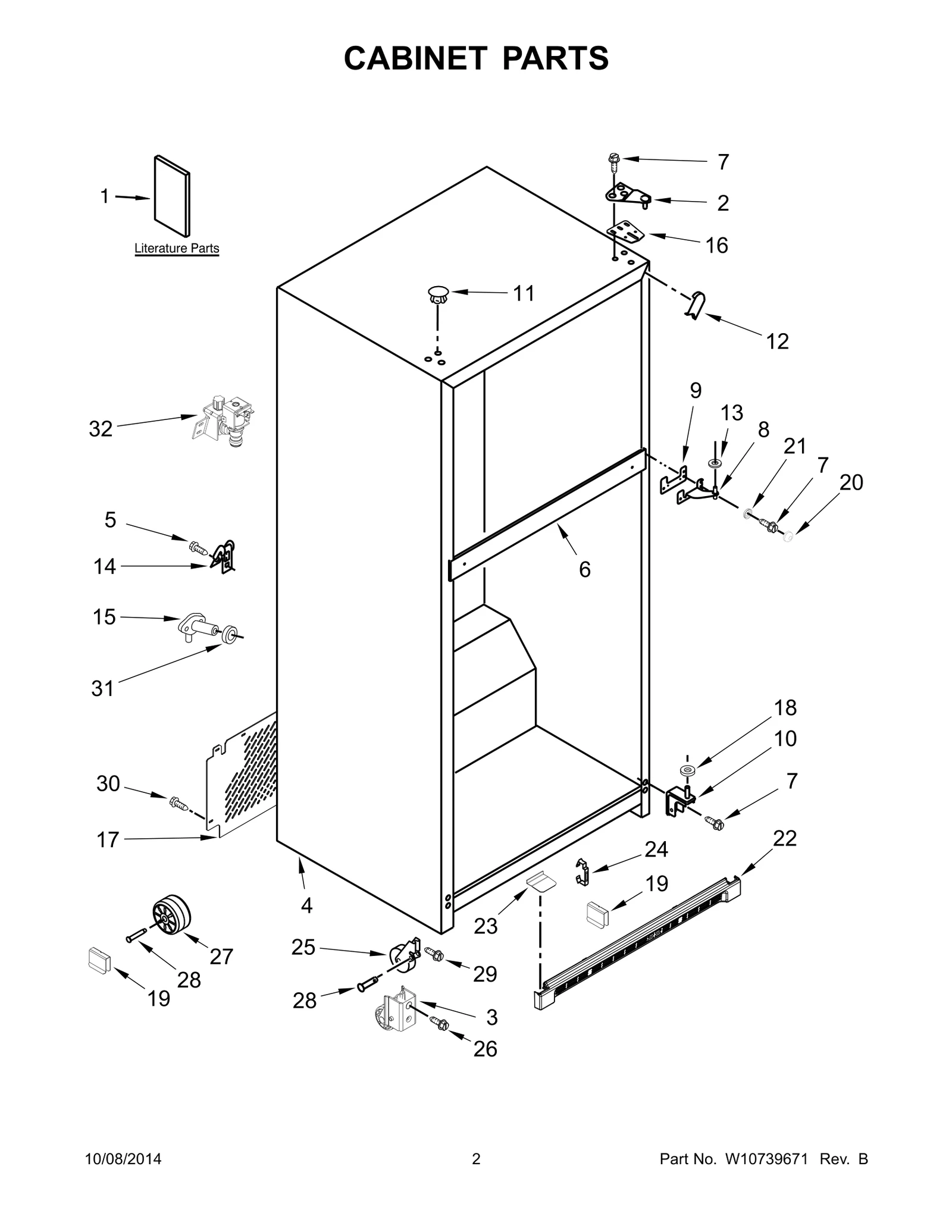 CABINET PARTS