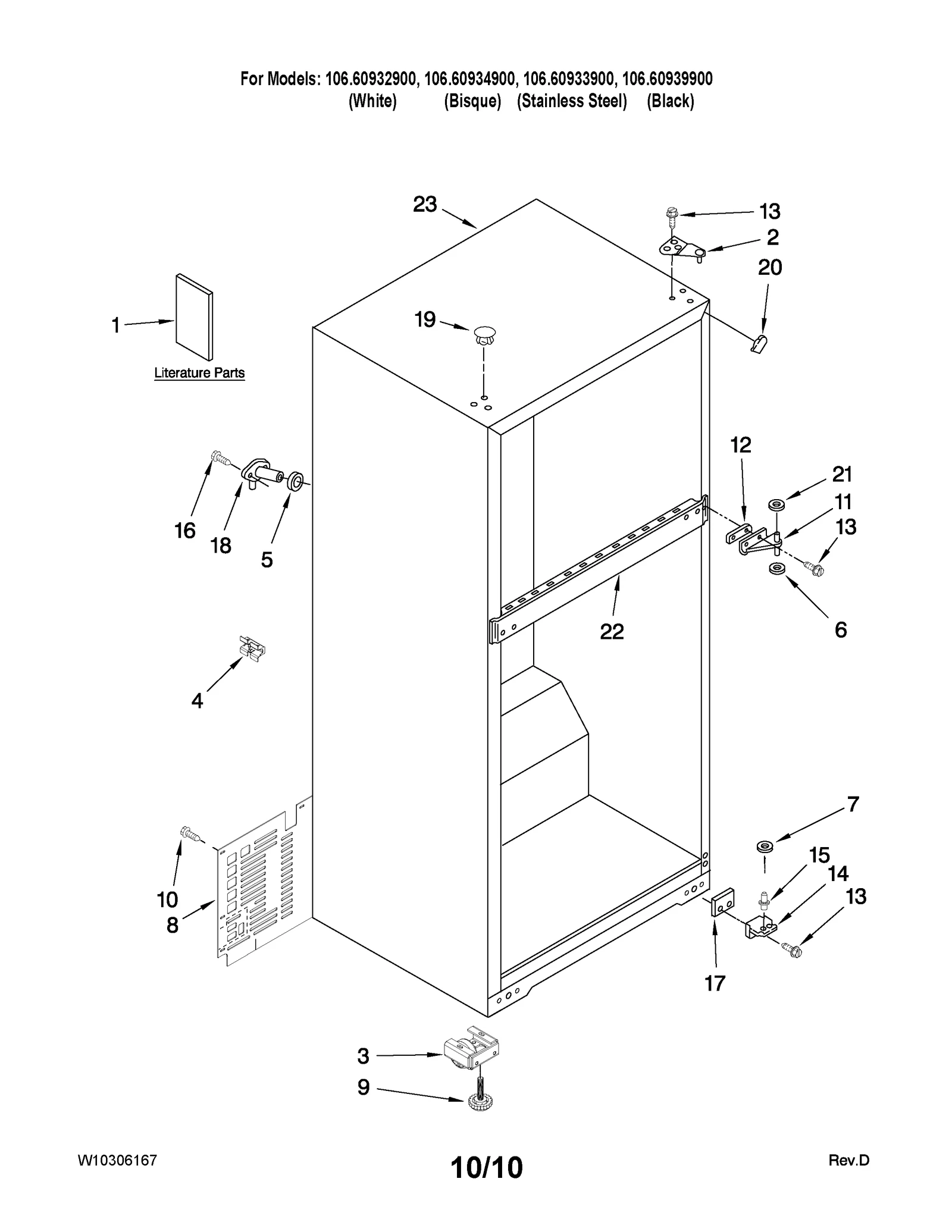 CABINET PARTS