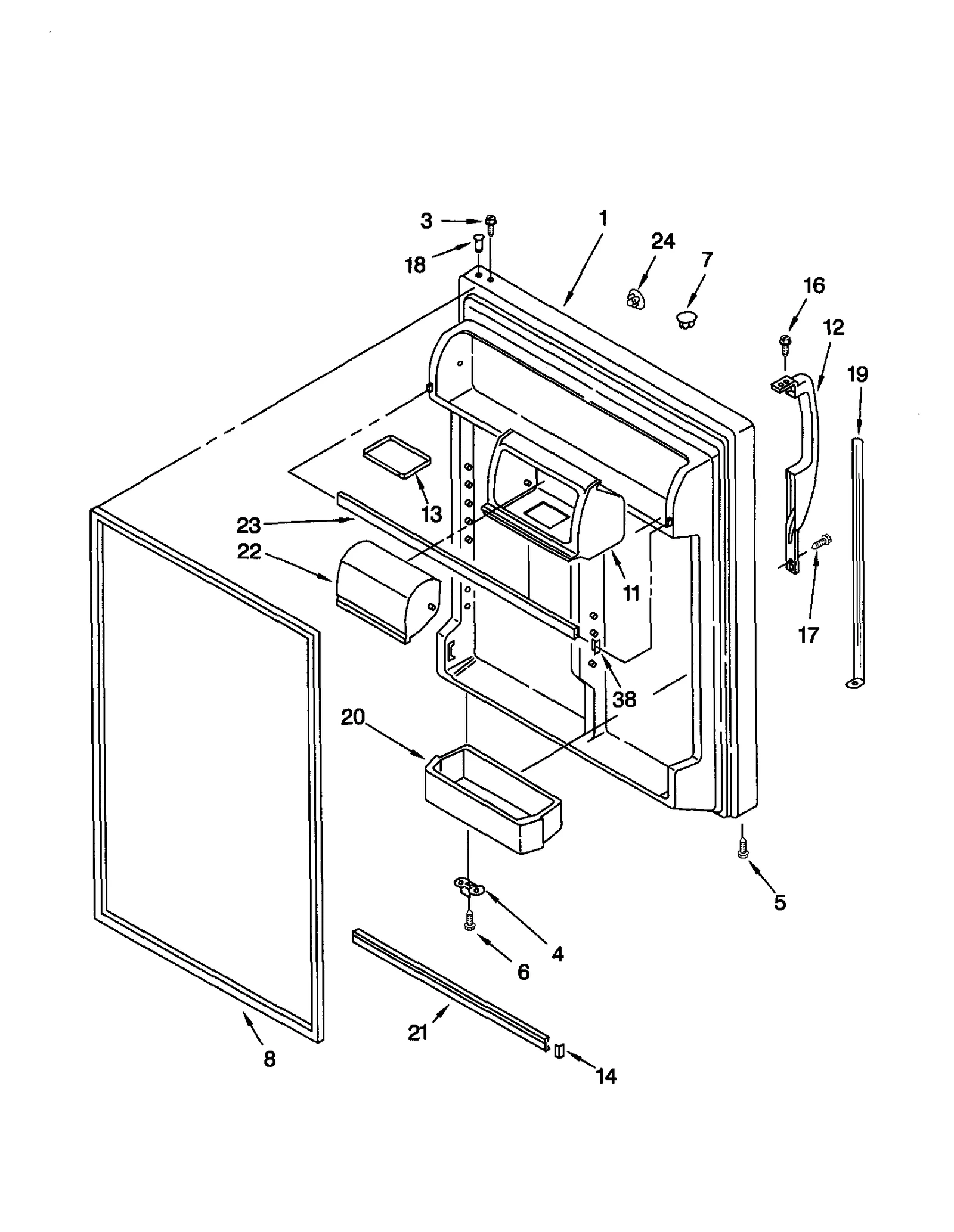 REFRIGERATOR DOOR