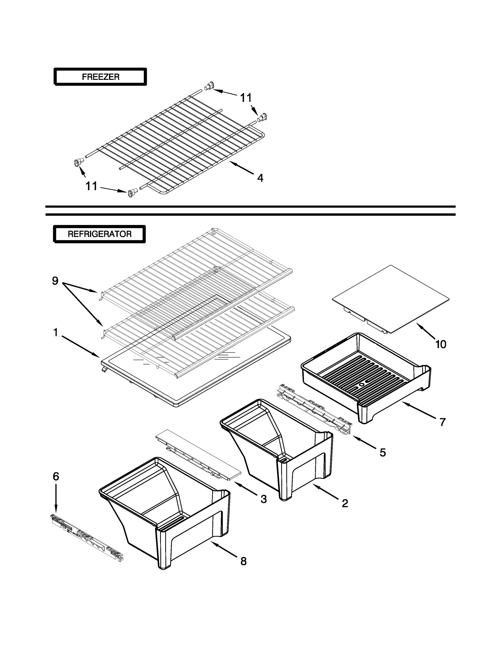 SHELF PARTS