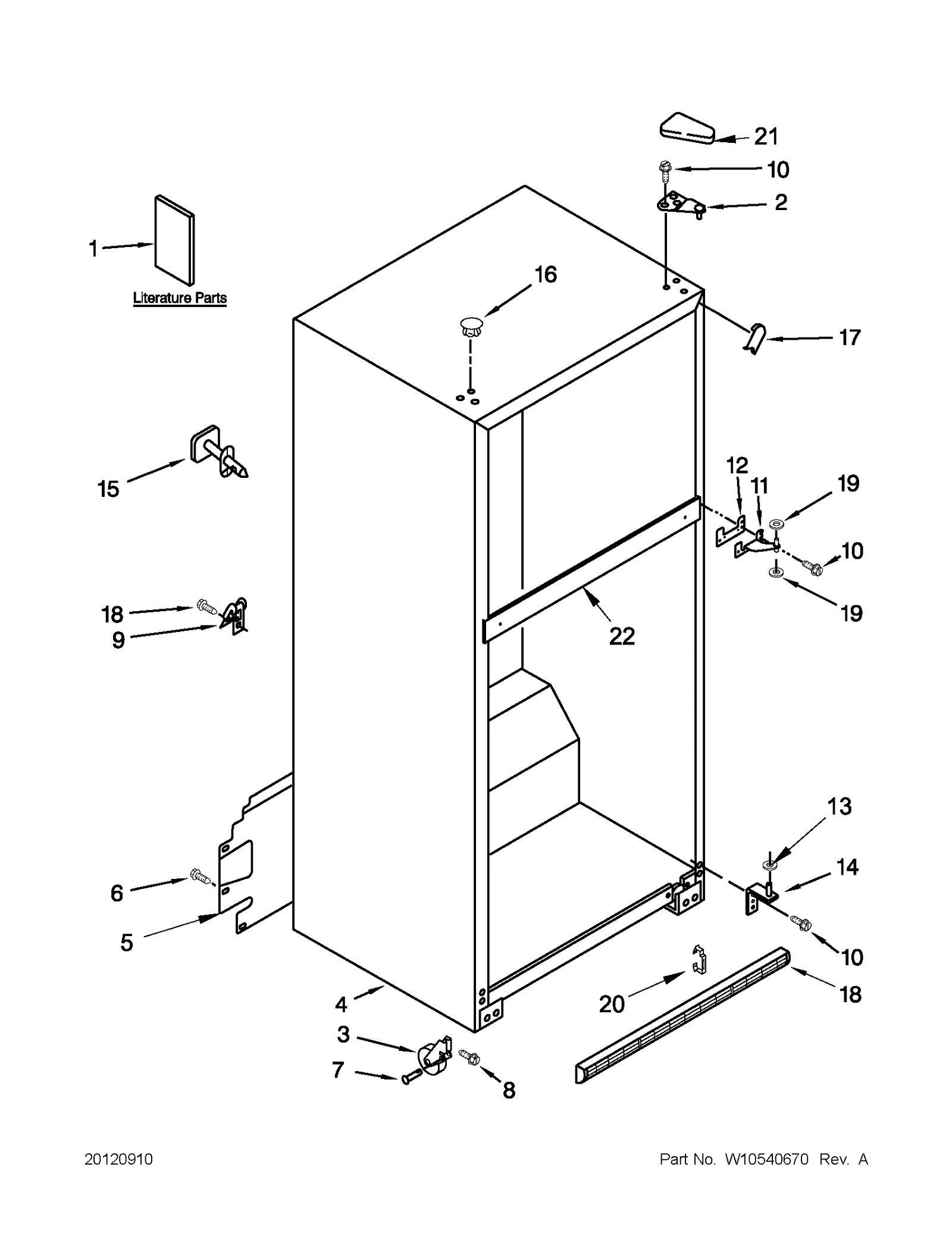 CABINET PARTS