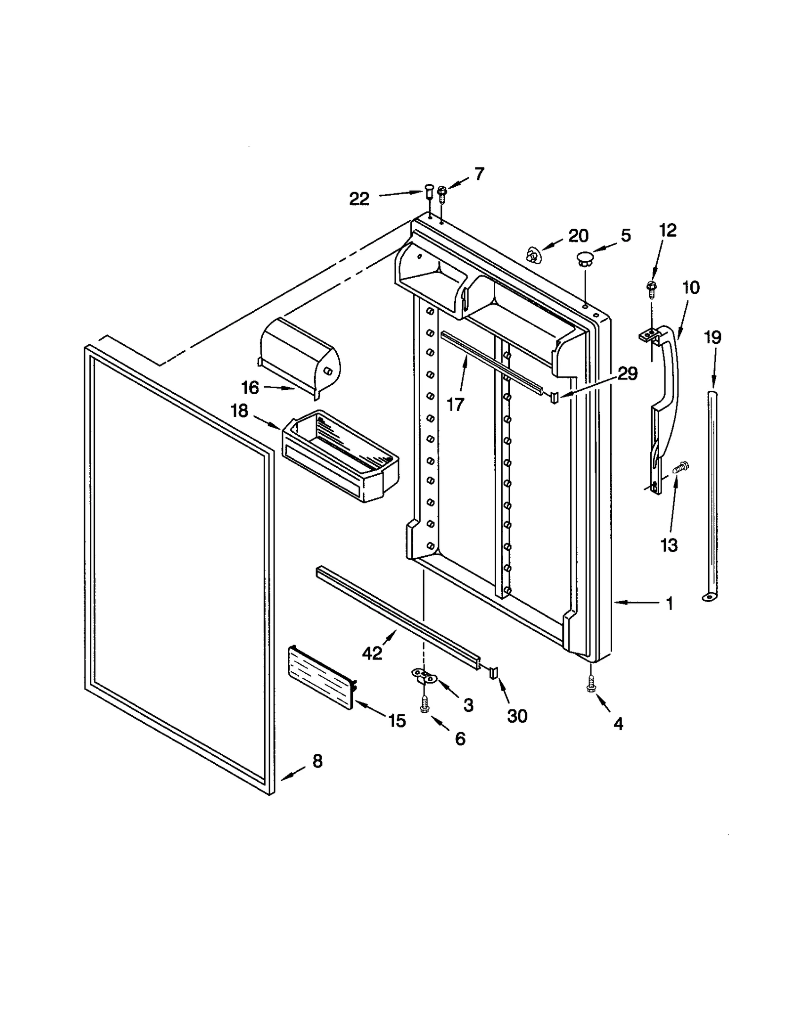 REFRIGERATOR DOOR