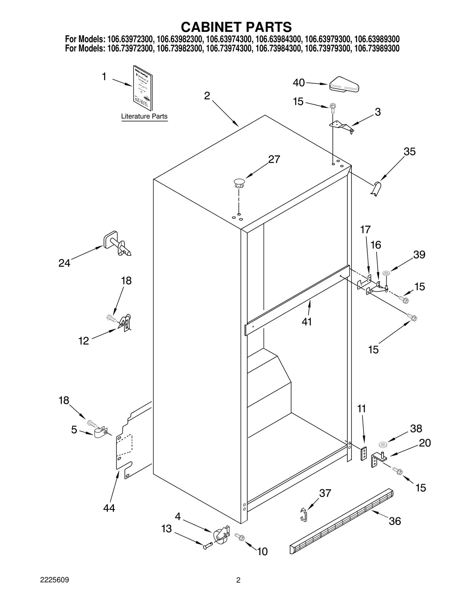 CABINET PARTS