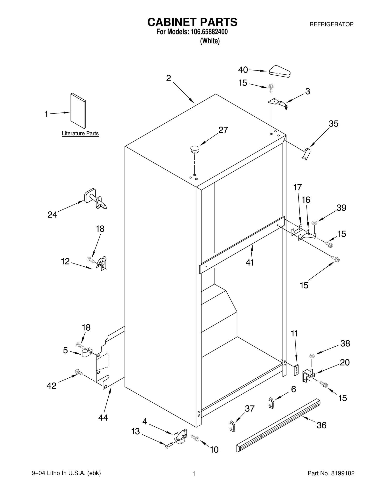 CABINET PARTS