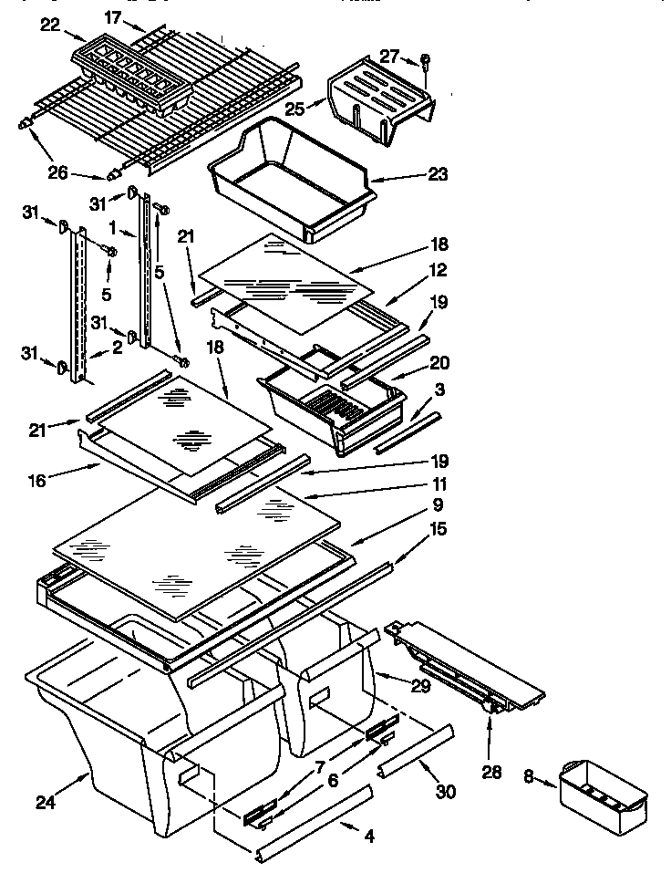 SHELVES