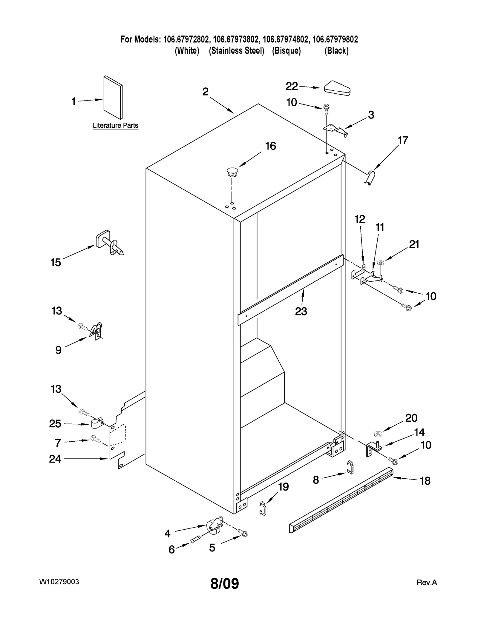 CABINET PARTS