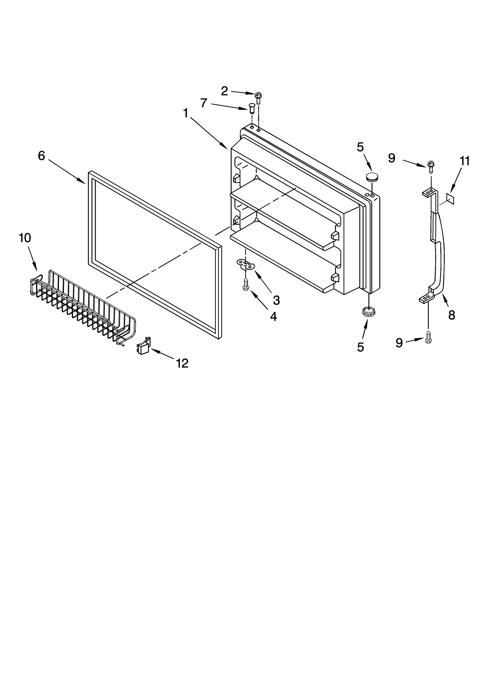 FREEZER DOOR PARTS