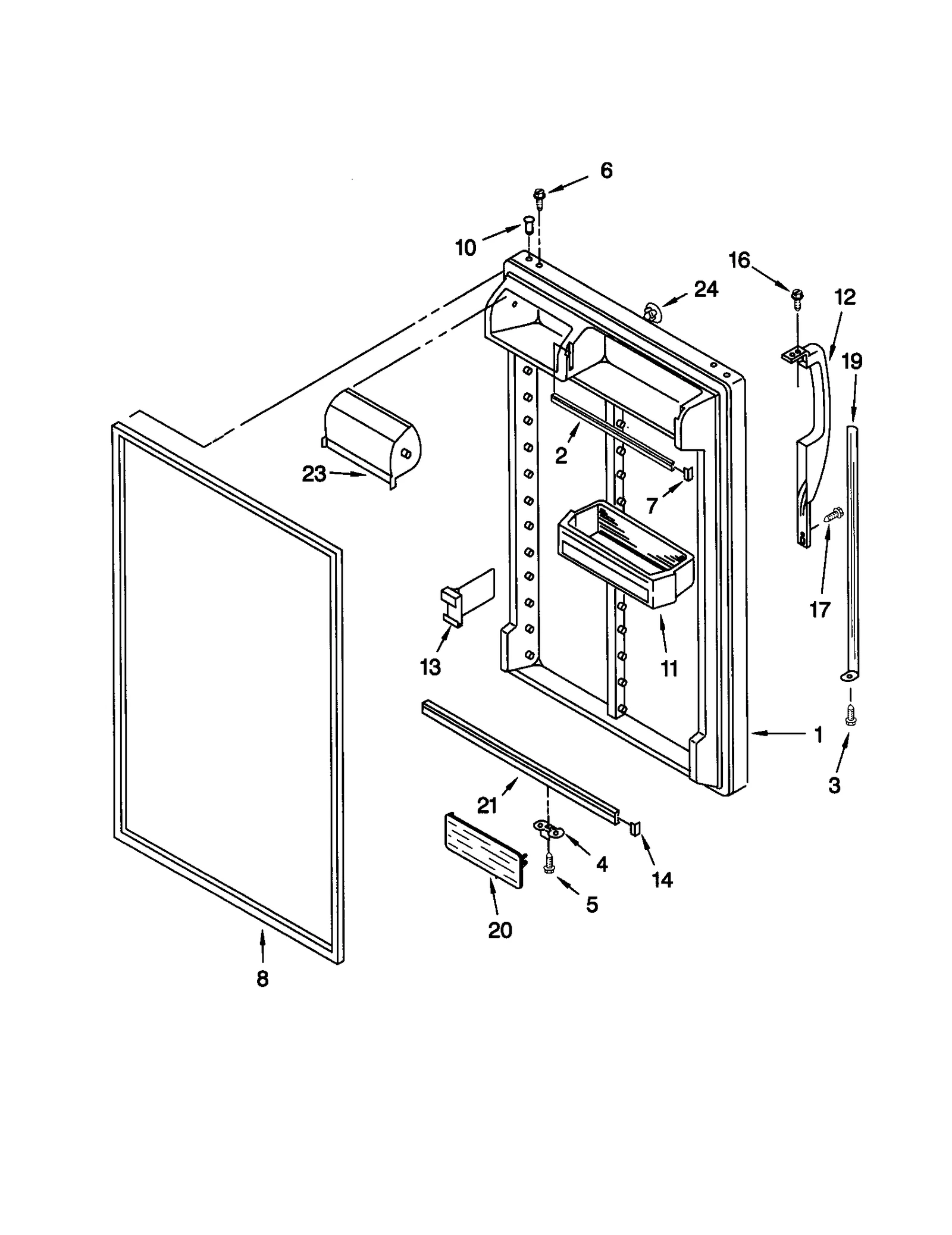REFRIGERATOR DOOR