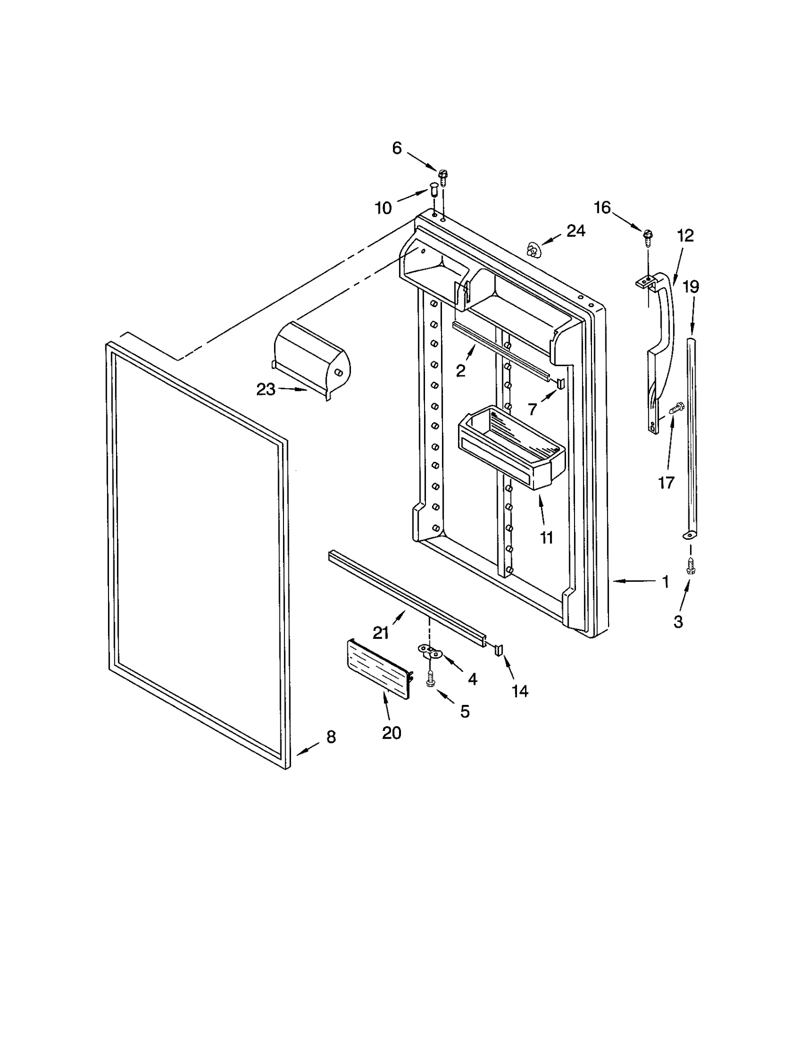 REFRIGERATOR DOOR