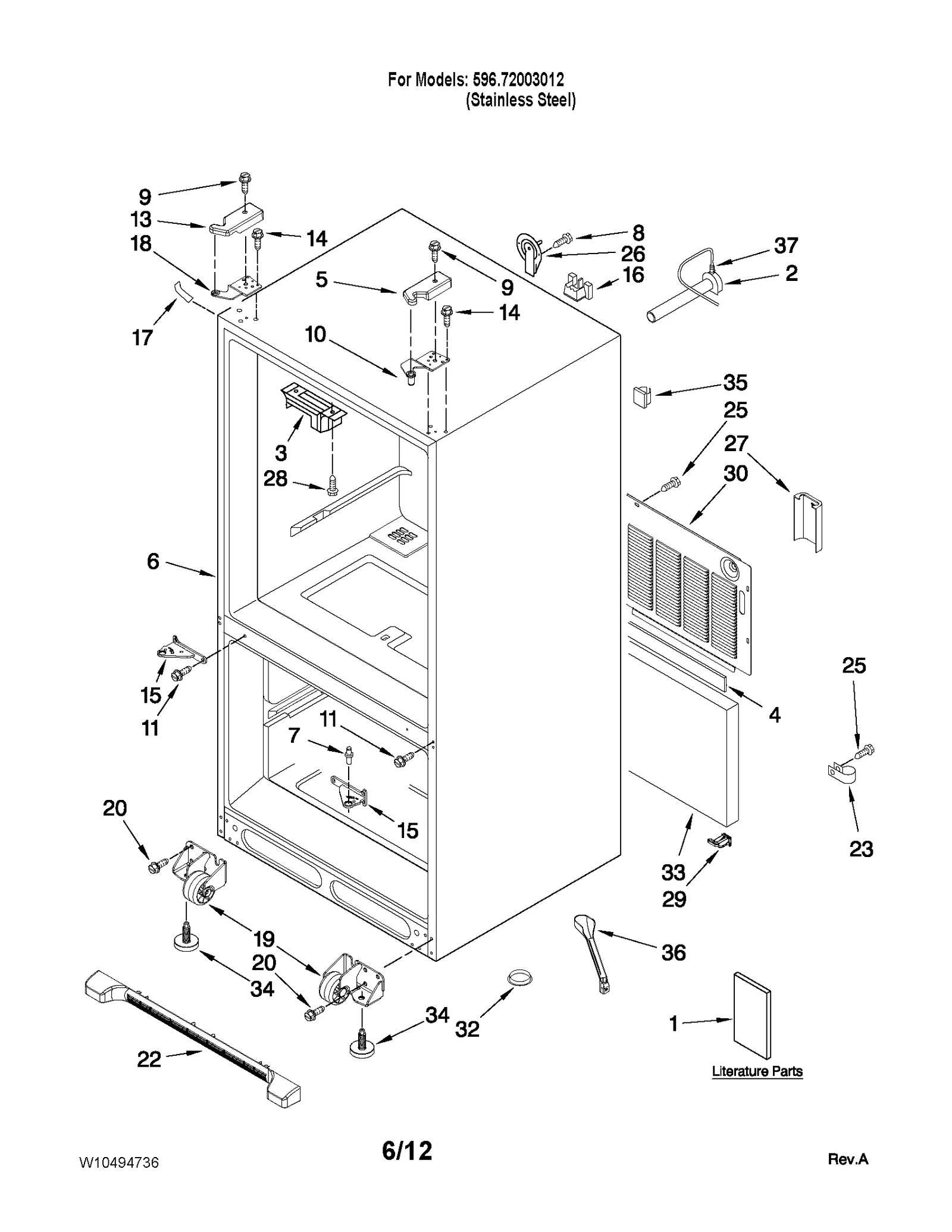 CABINET PARTS