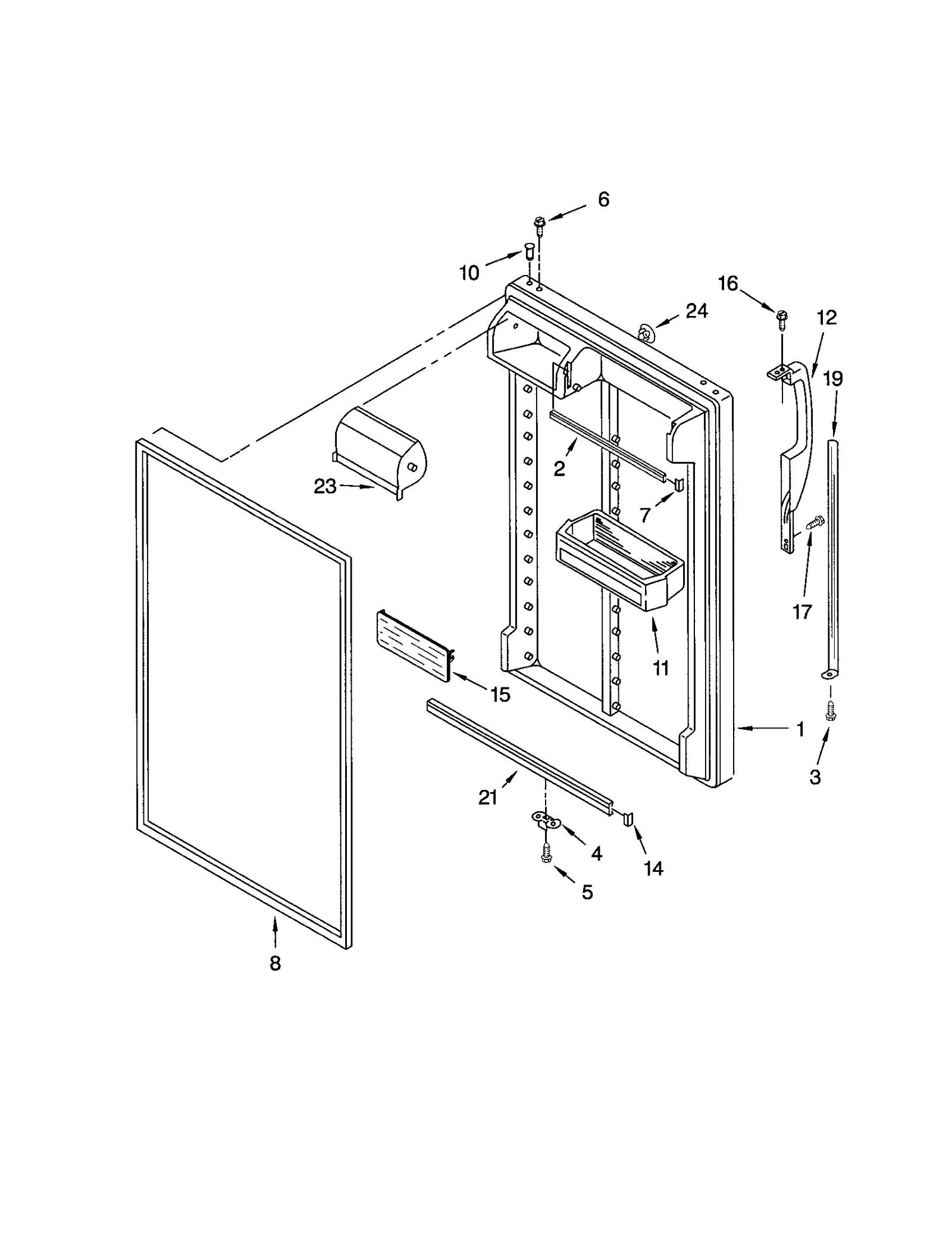 REFRIGERATOR DOOR