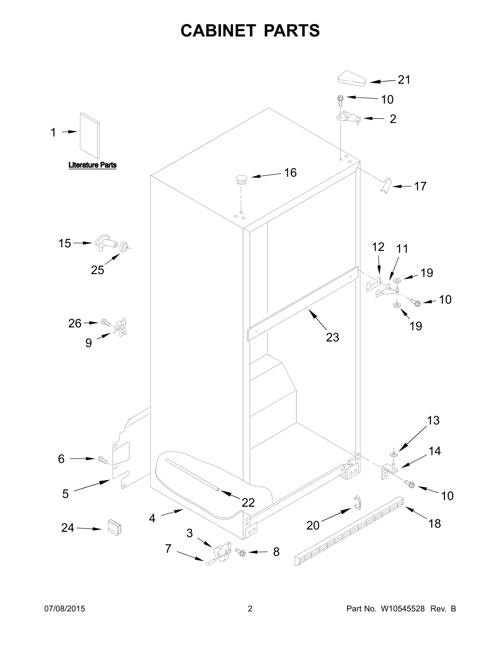 CABINET PARTS