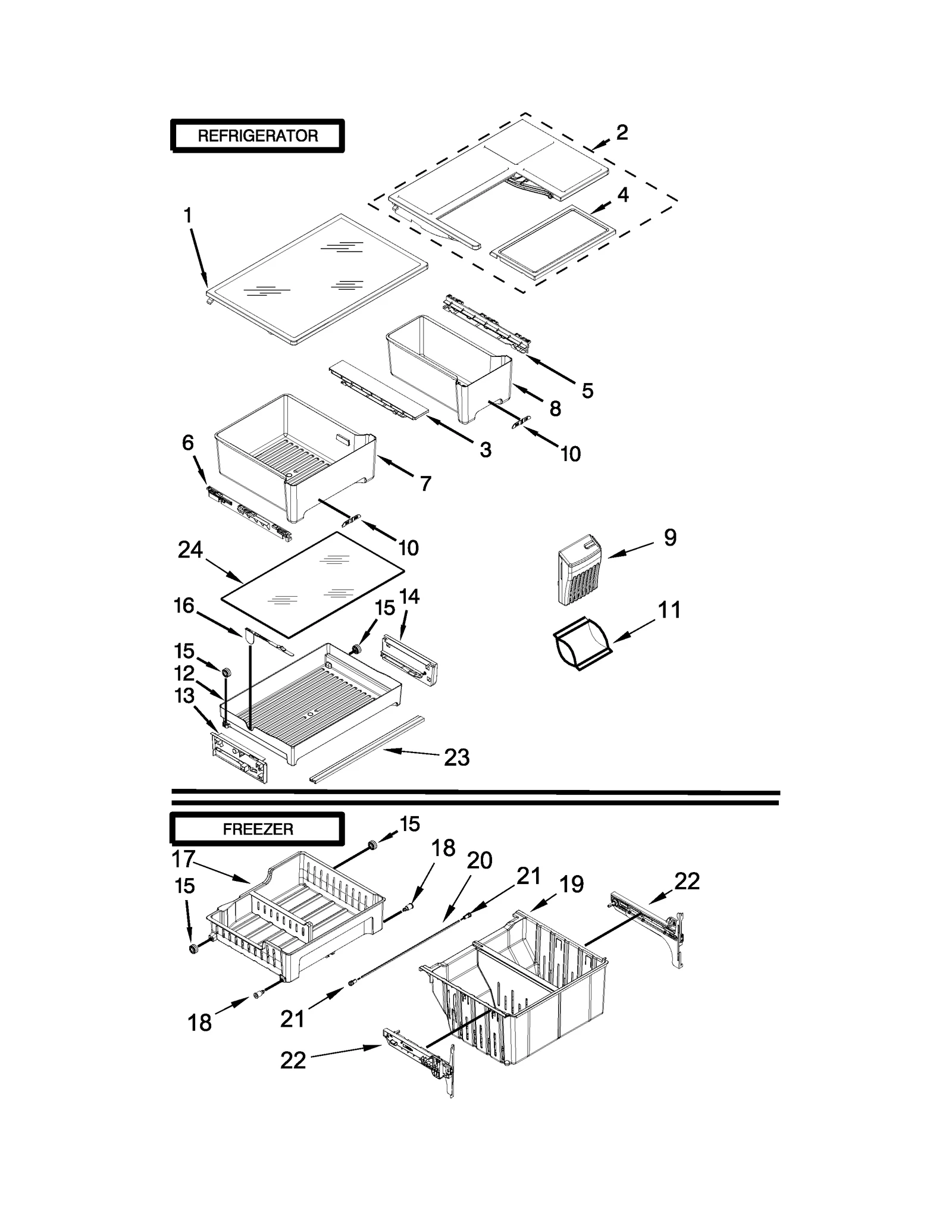 SHELF PARTS
