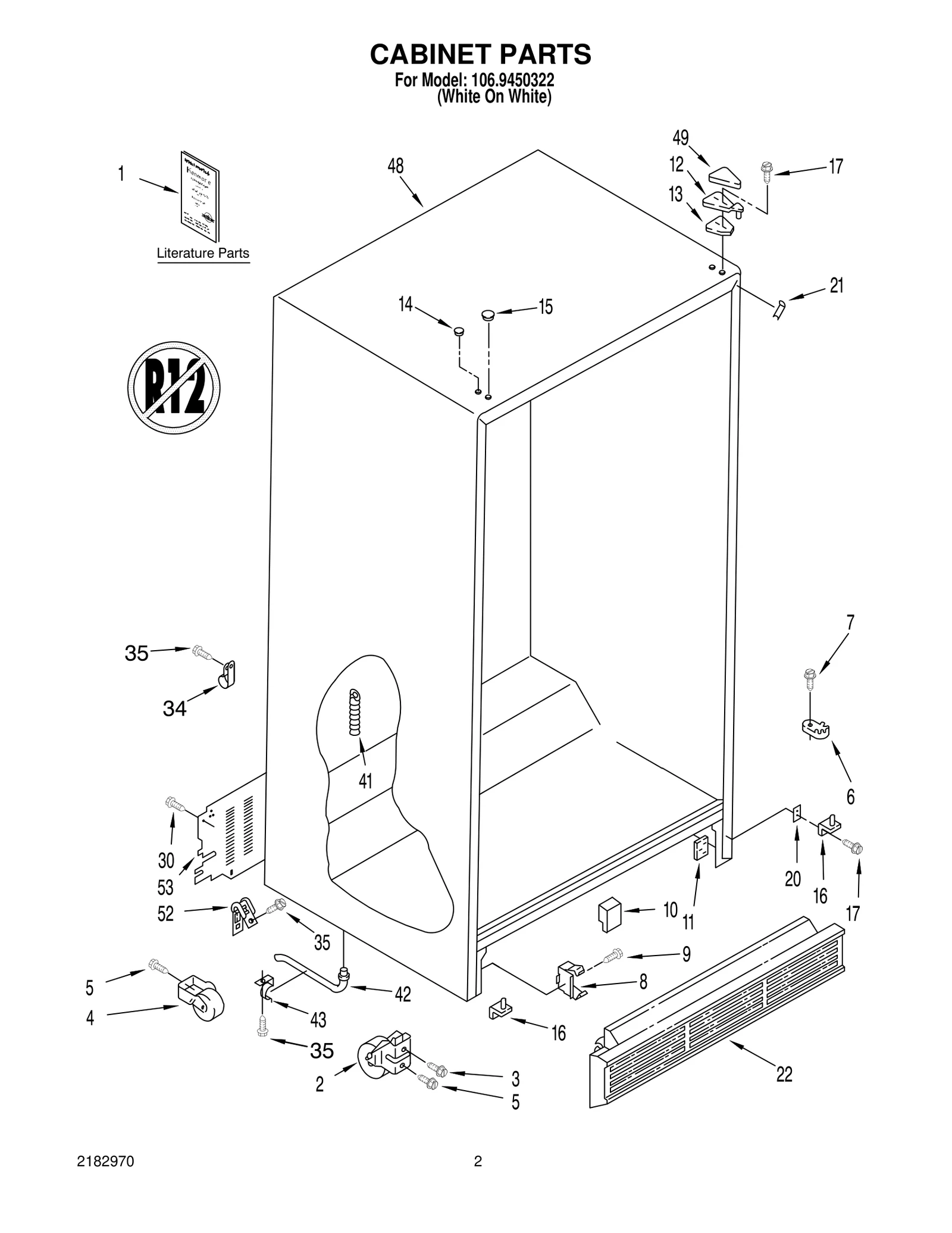 CABINET PARTS