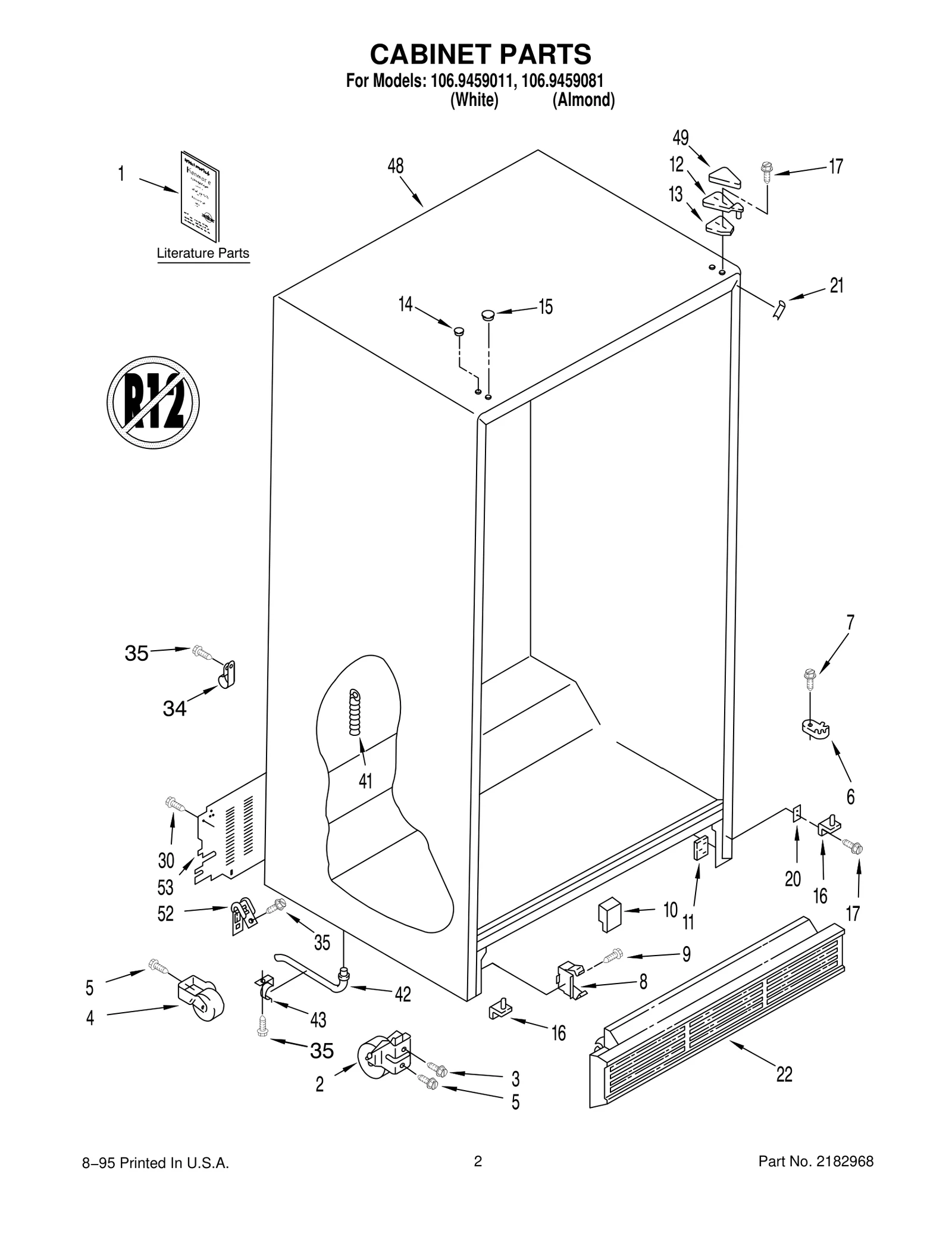 CABINET PARTS