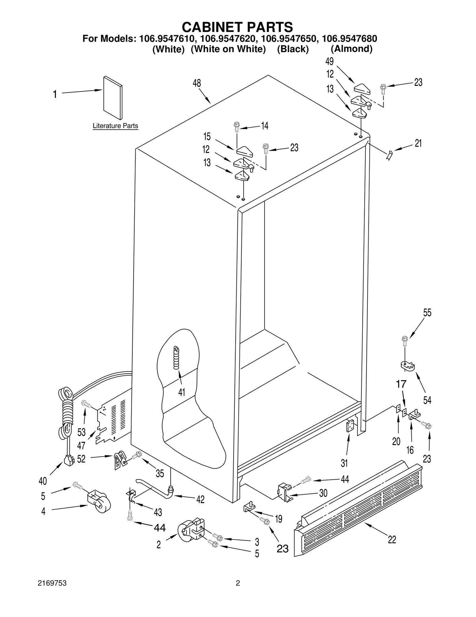 CABINET PARTS