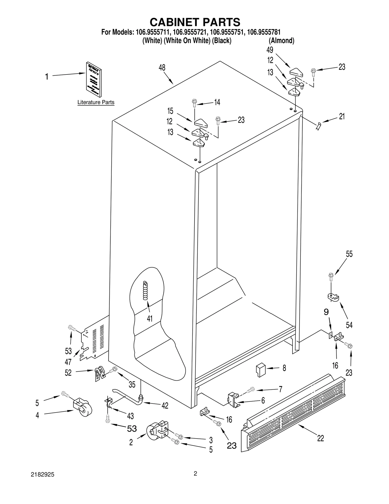 CABINET PARTS