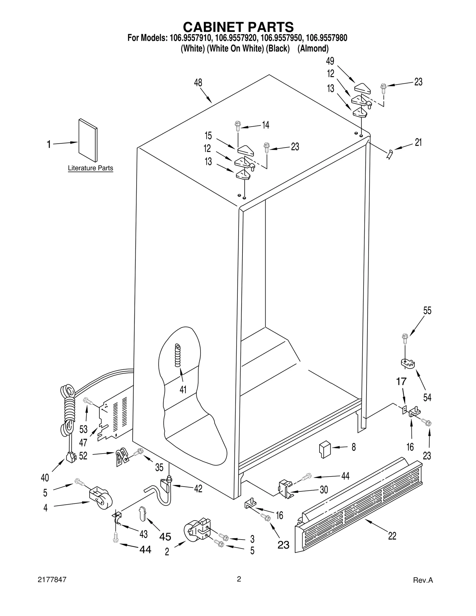 CABINET PARTS