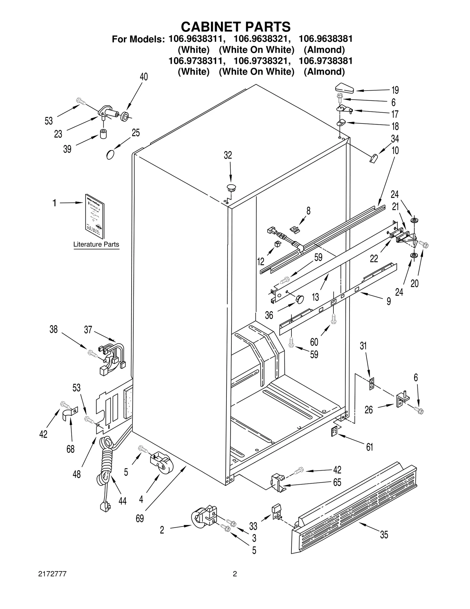 CABINET PARTS