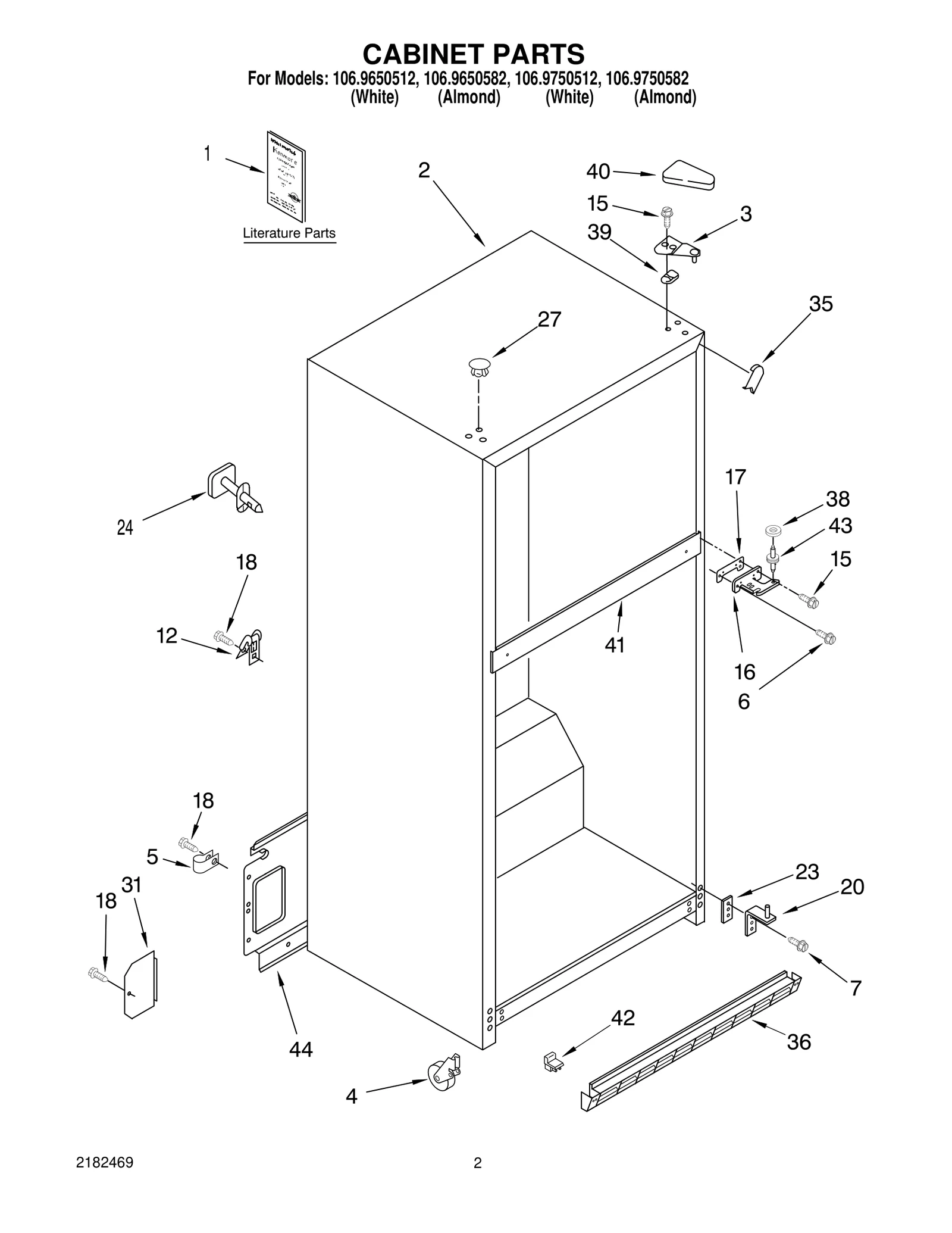 CABINET PARTS
