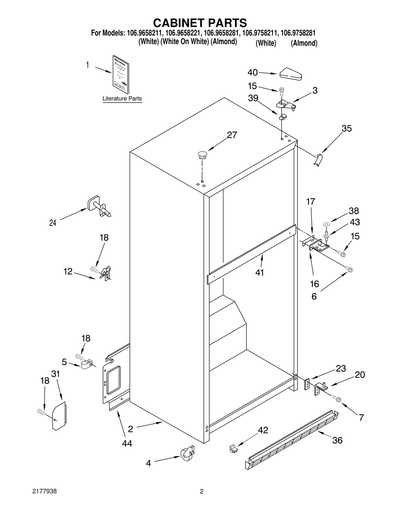 CABINET PARTS