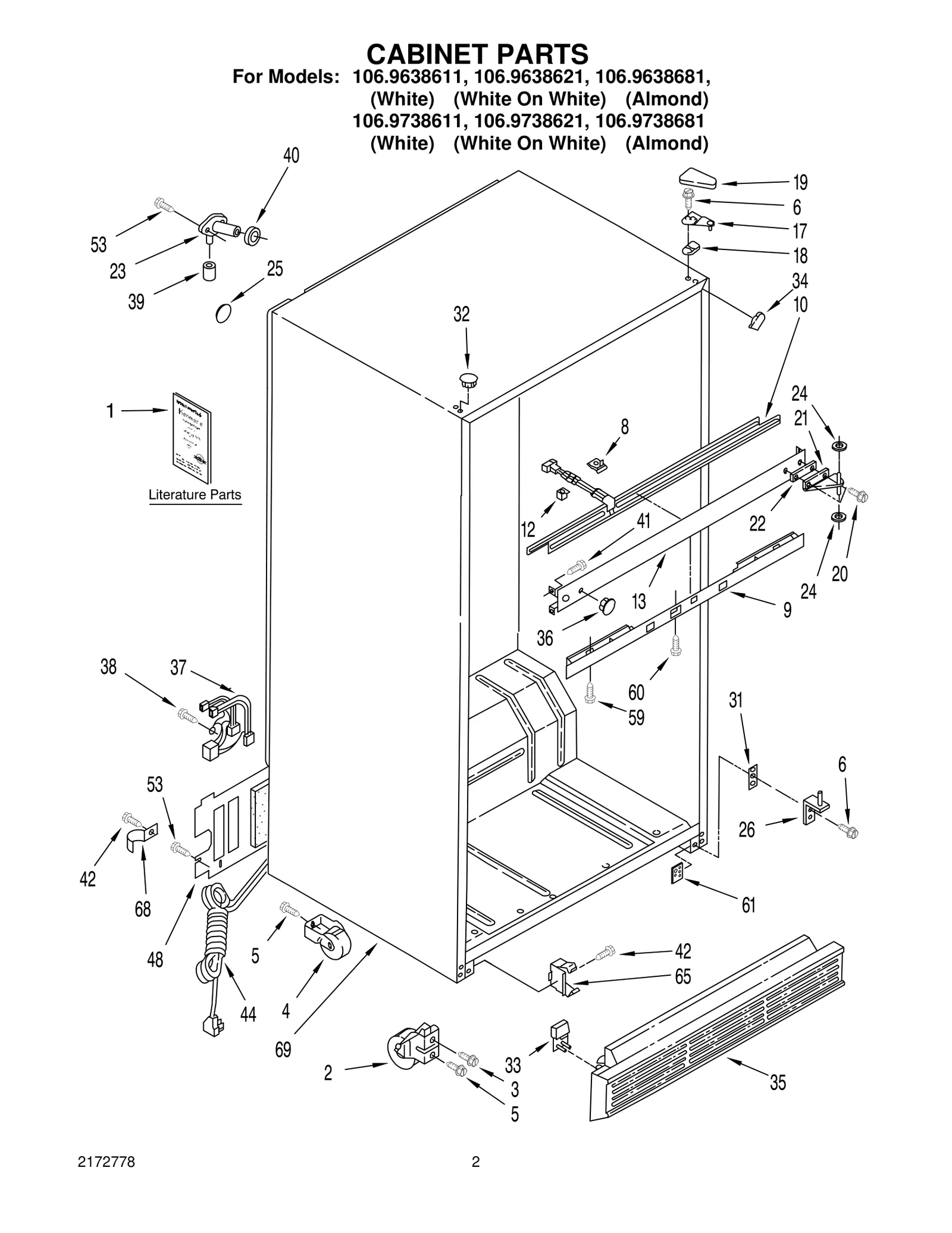 CABINET PARTS