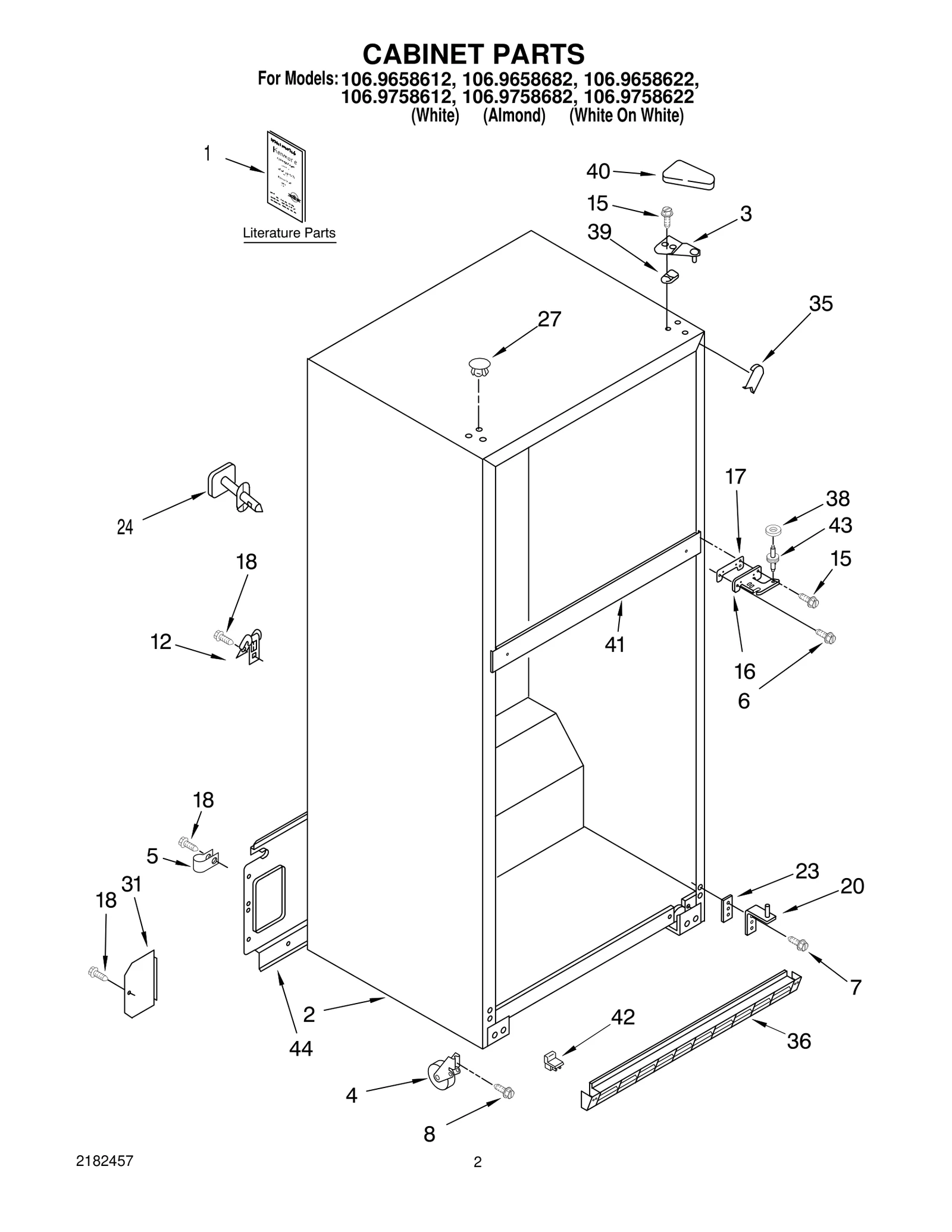 CABINET PARTS