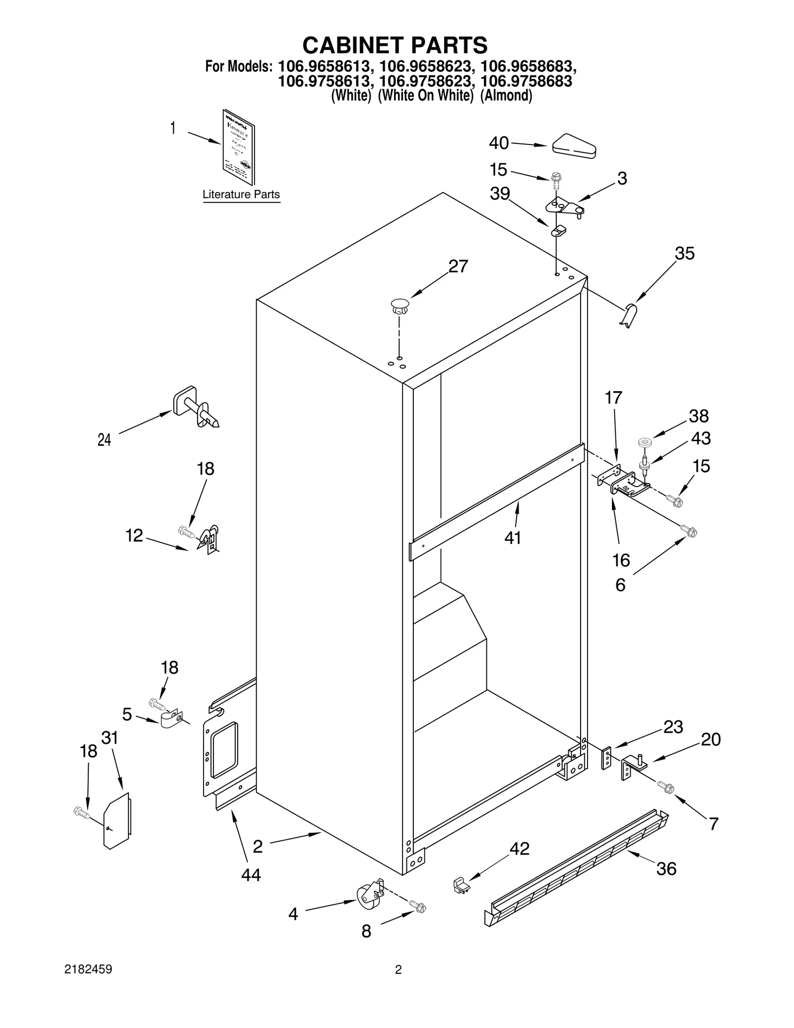 CABINET PARTS