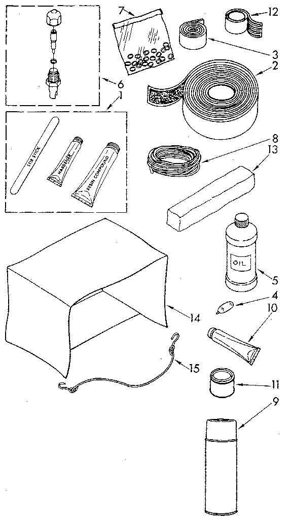 OPTIONAL PARTS (NOT INCLUDED)