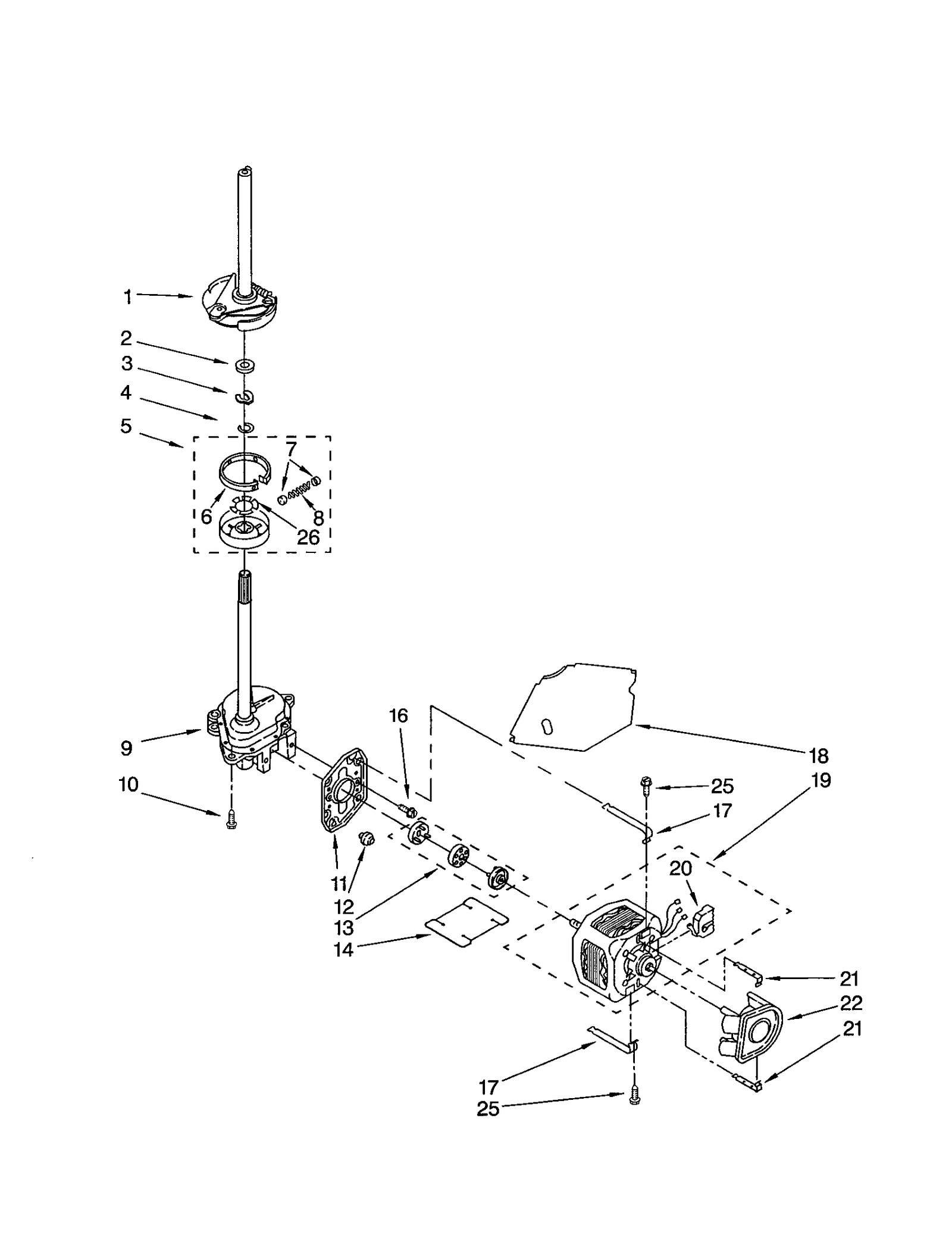 BRAKE/CLUTCH/GEARCASE/MOTOR/PUMP
