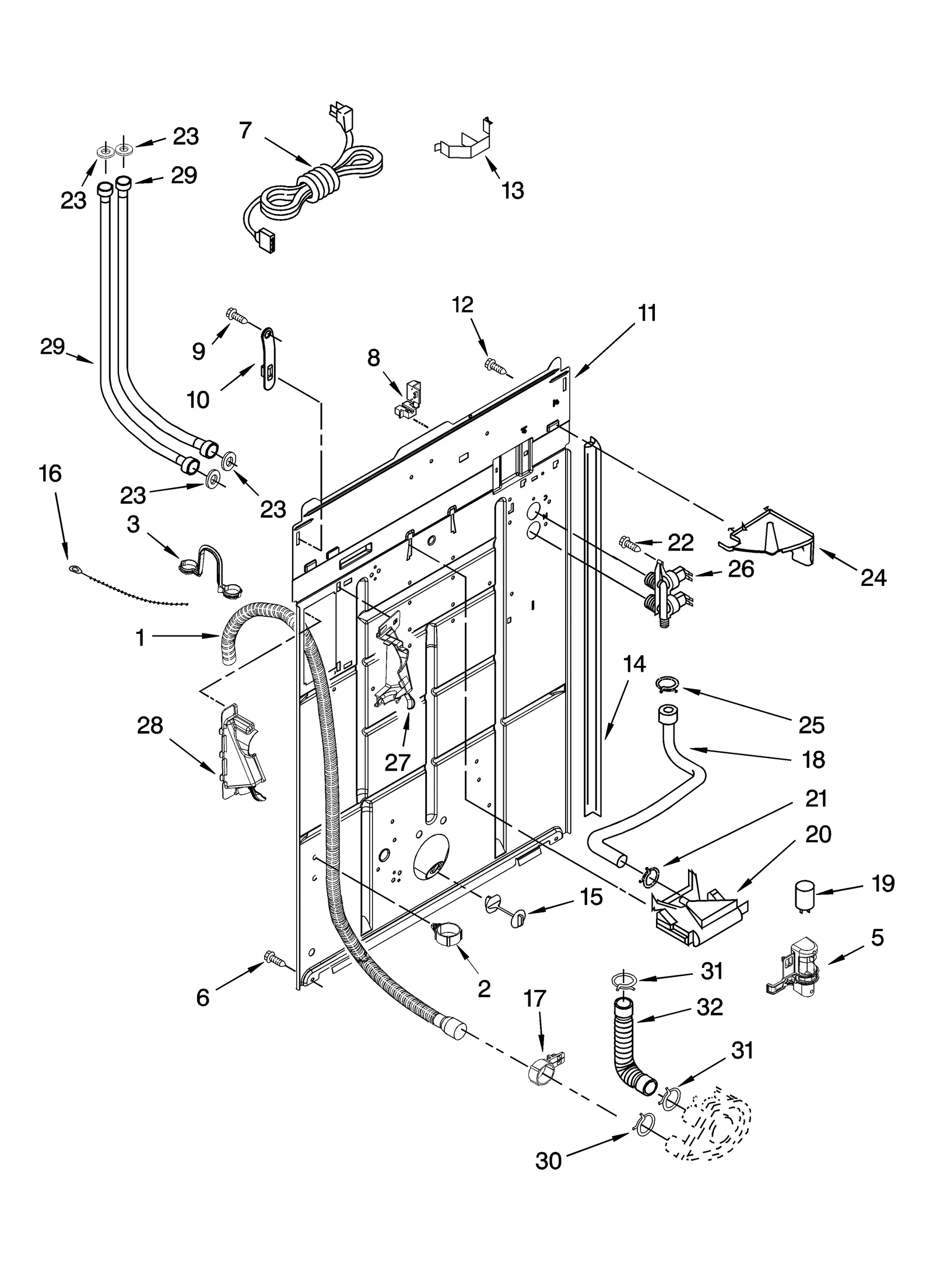 REAR PANEL PARTS