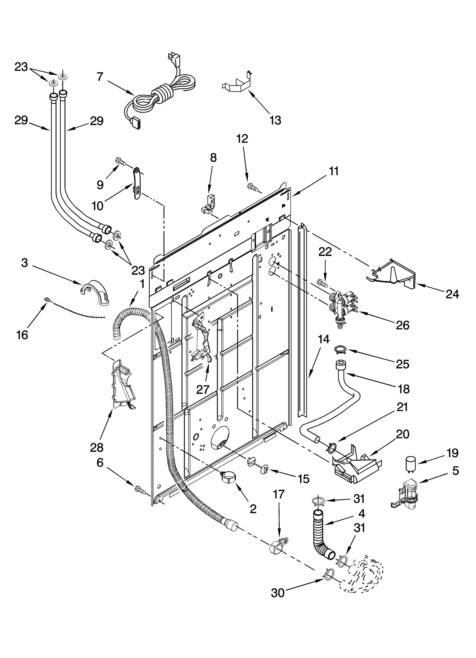 REAR PANEL PARTS