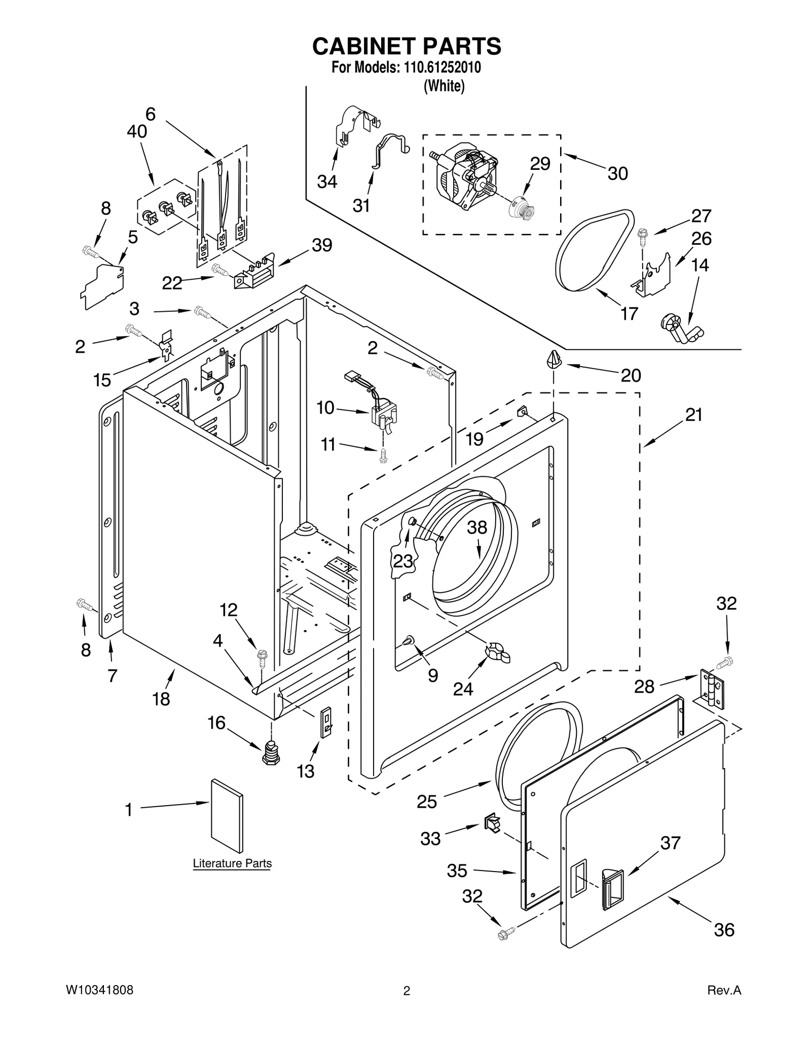 CABINET PARTS