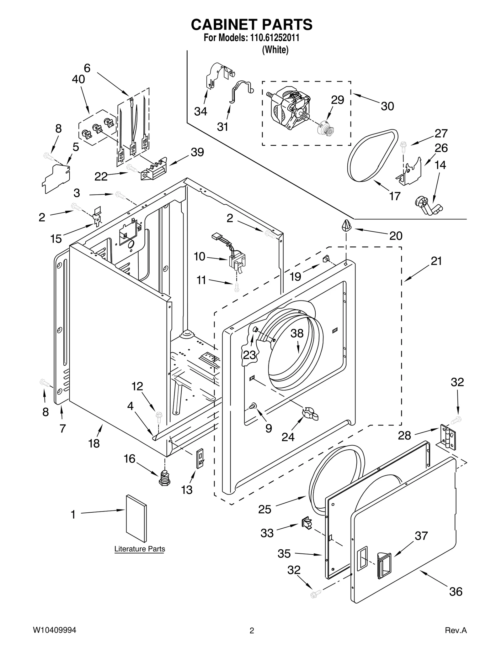 CABINET PARTS
