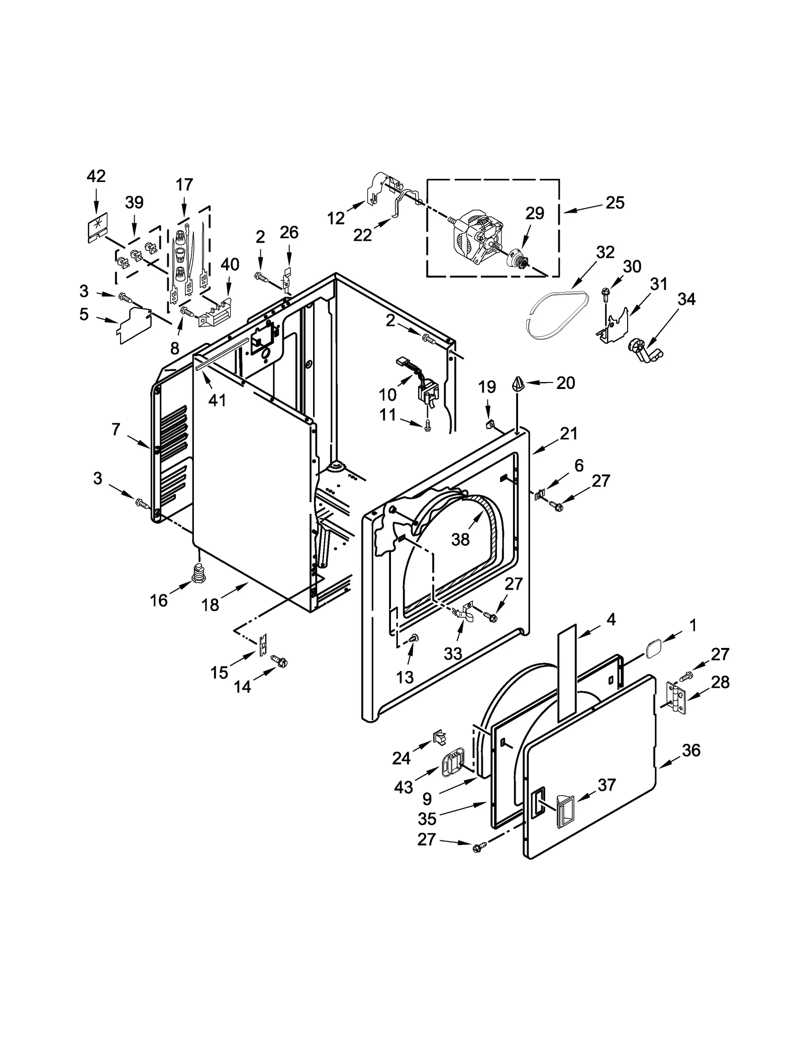 CABINET PARTS
