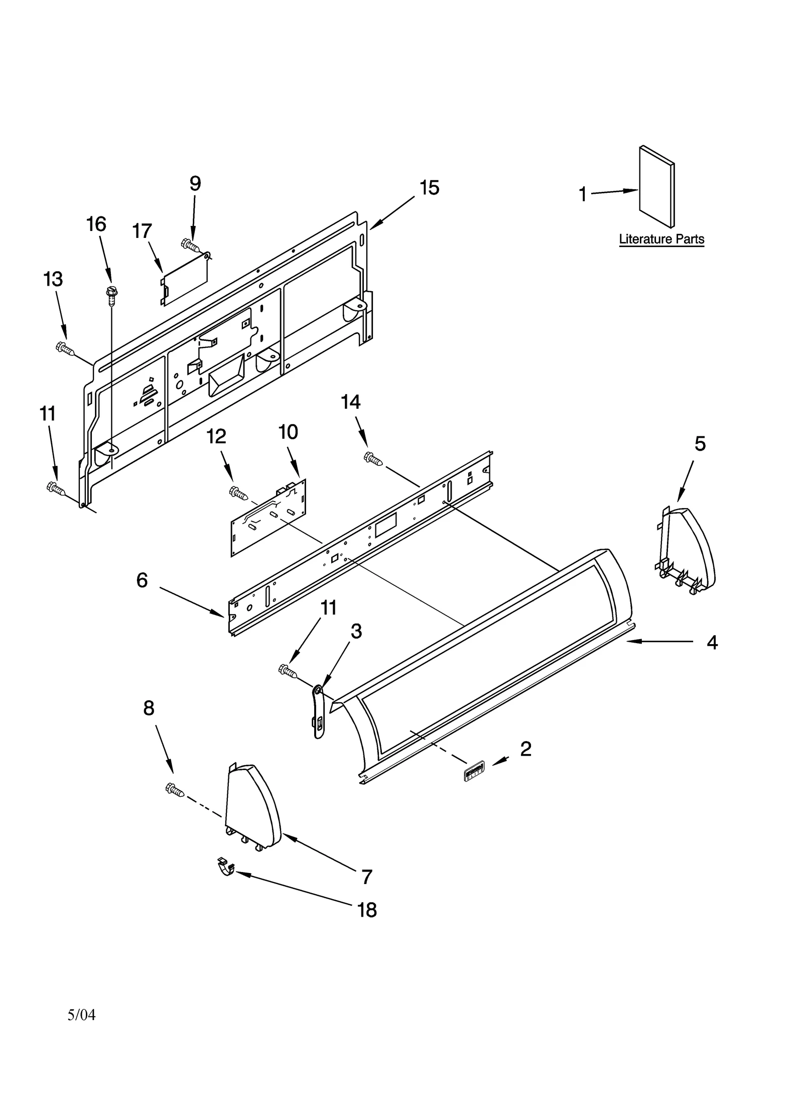 CONSOLE PANEL PARTS