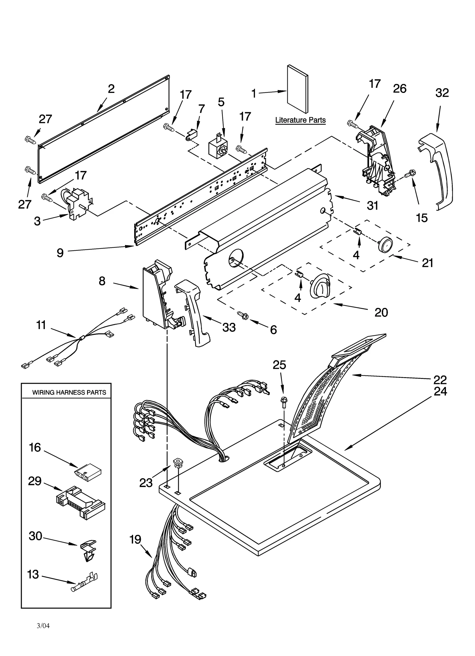 TOP AND CONSOLE PARTS