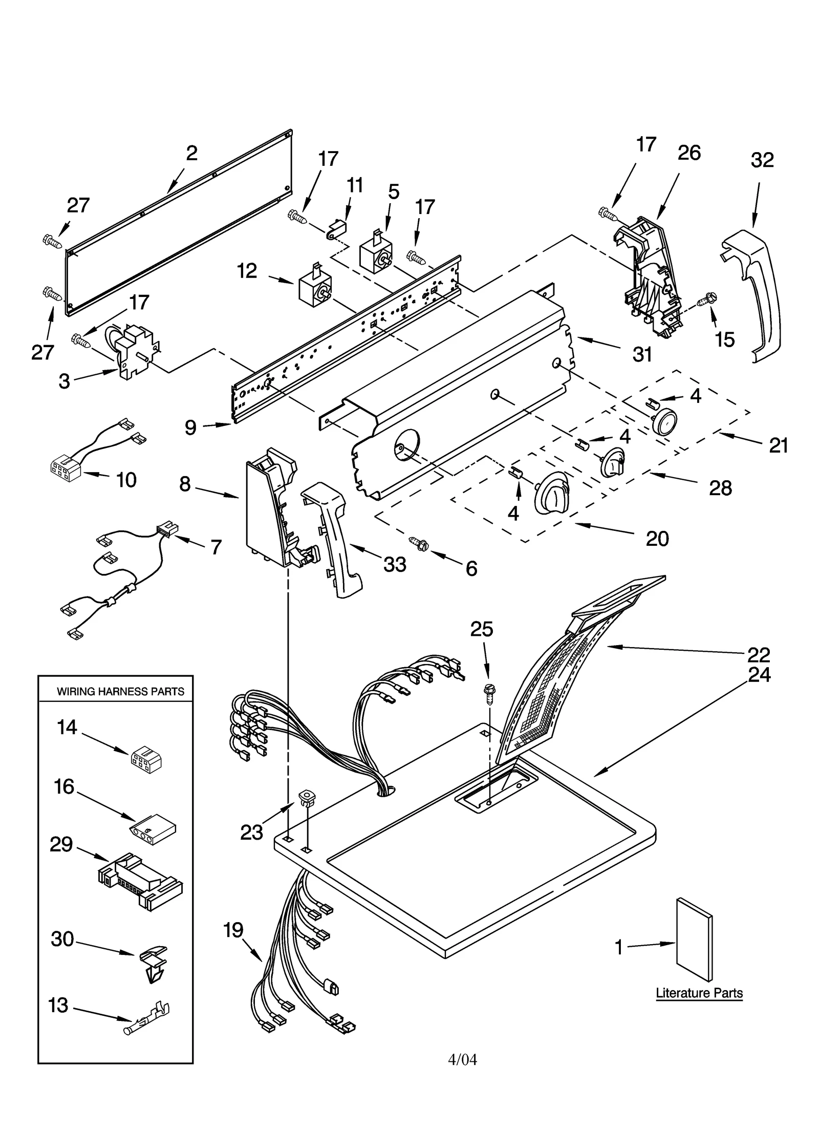 TOP AND CONSOLE PARTS