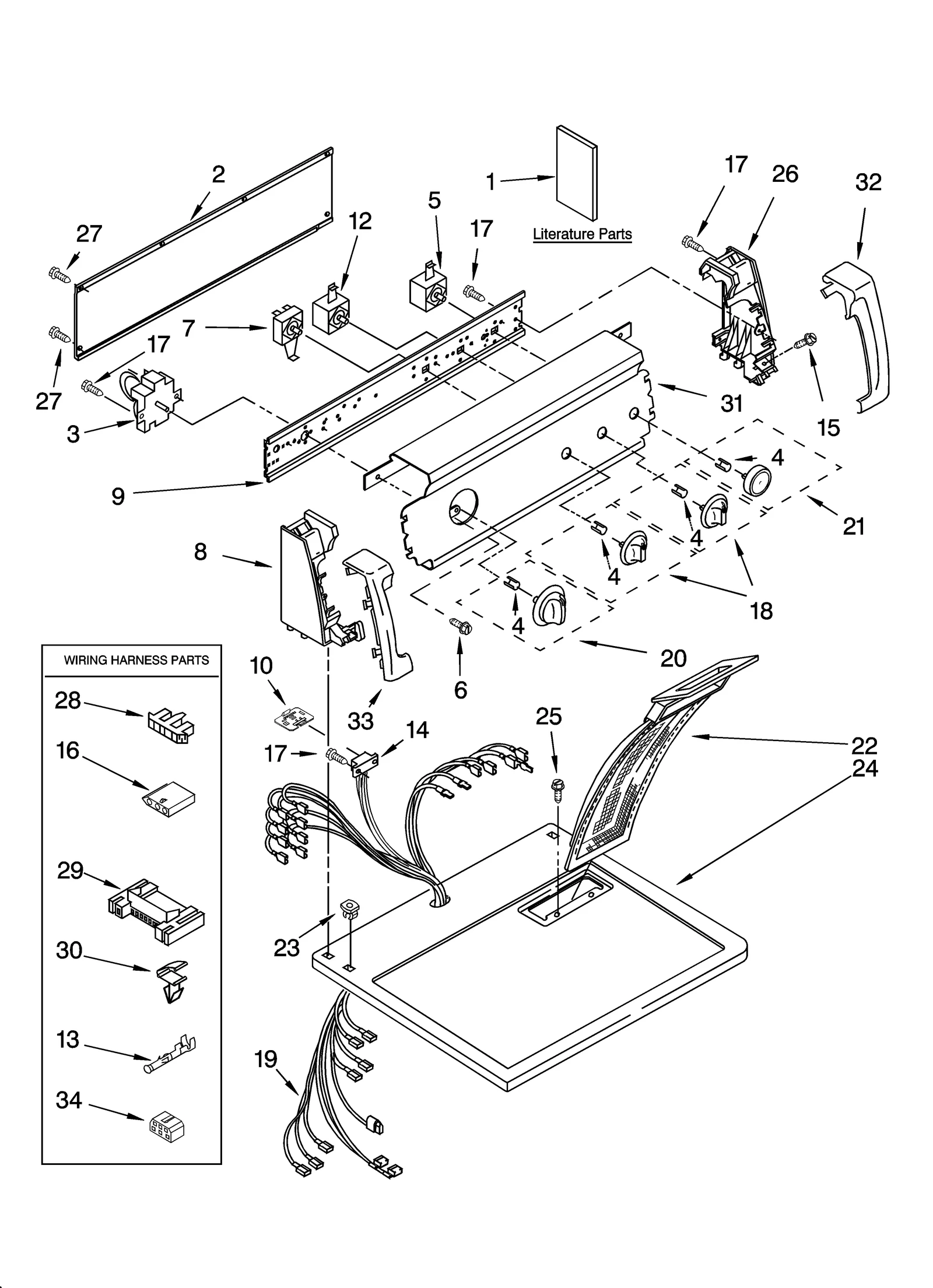 TOP AND CONSOLE PARTS
