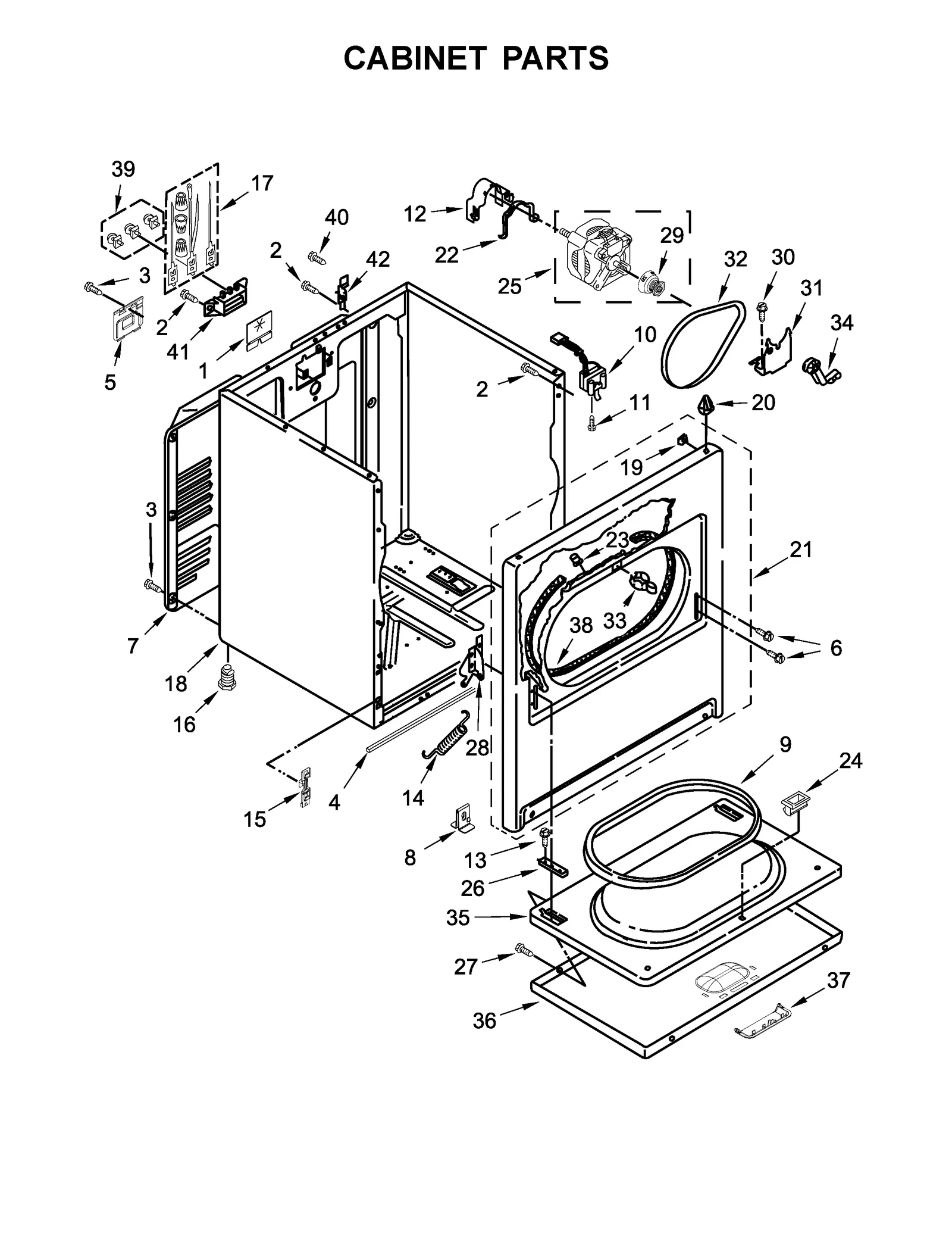 CABINET PARTS